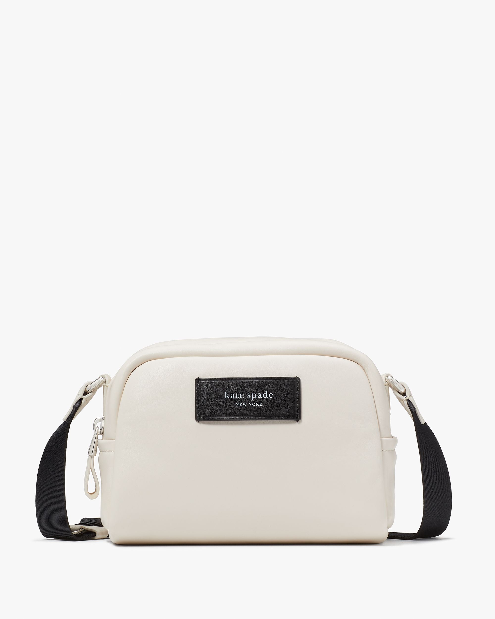 KH031-Puffed Small Crossbody-Parchment