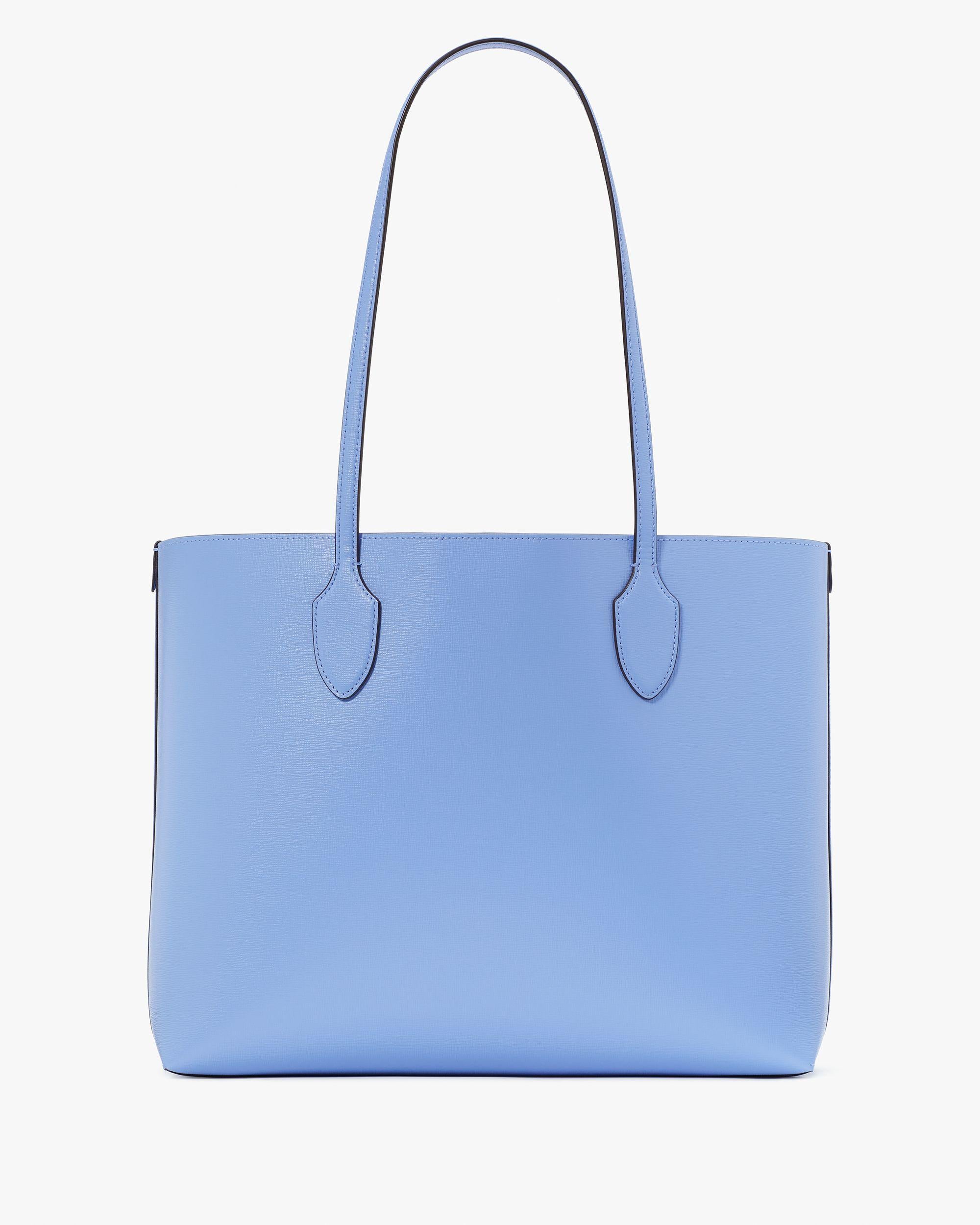 KH049-blkr lg tote-Genie Blue Multi