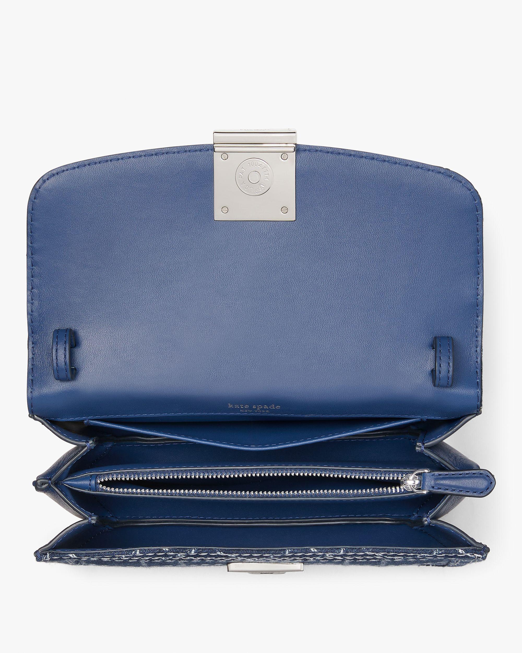 dakota denim check small crossbody