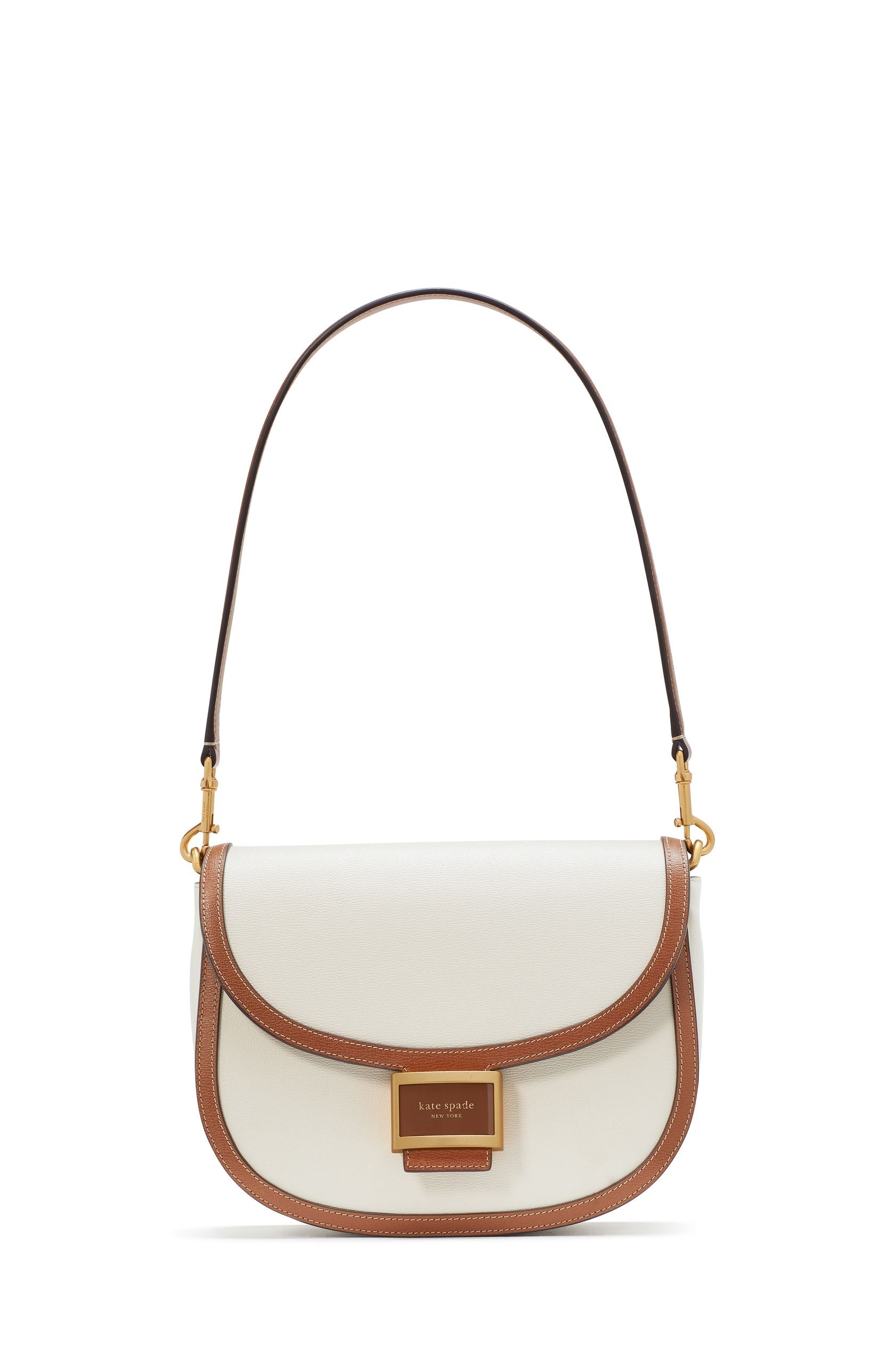 KH056_Katy Colorblocked Convertible Saddle Bag_Halo White Multi