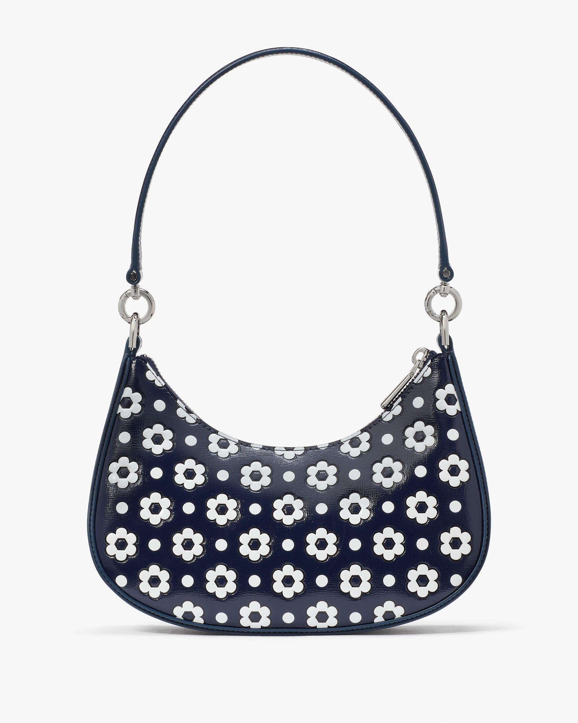 KH067-Sam Icon Daisy Dot Small Convertible Crossbody-Parisian Navy Multi