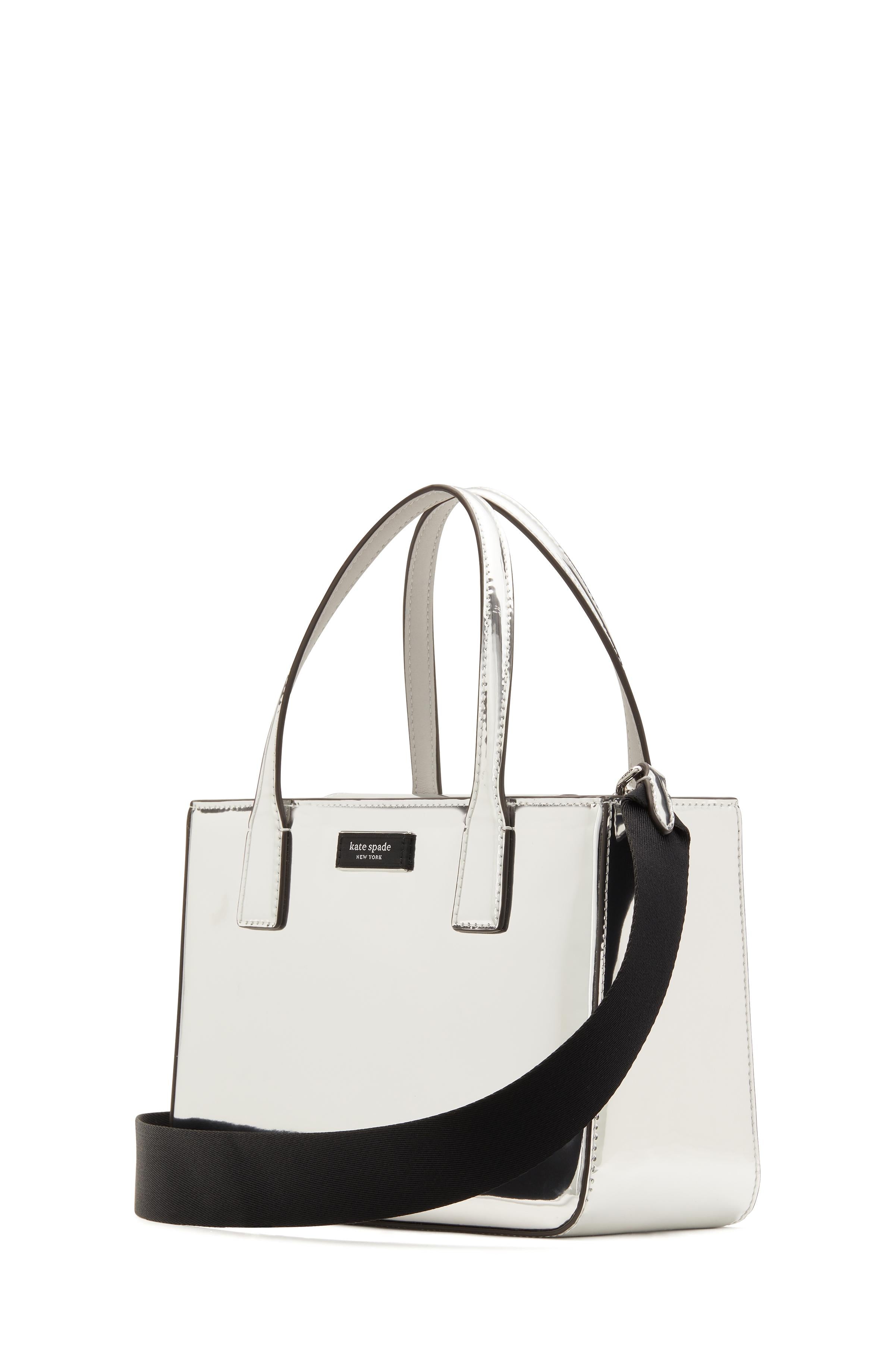 KH072-si sq tote-Silver