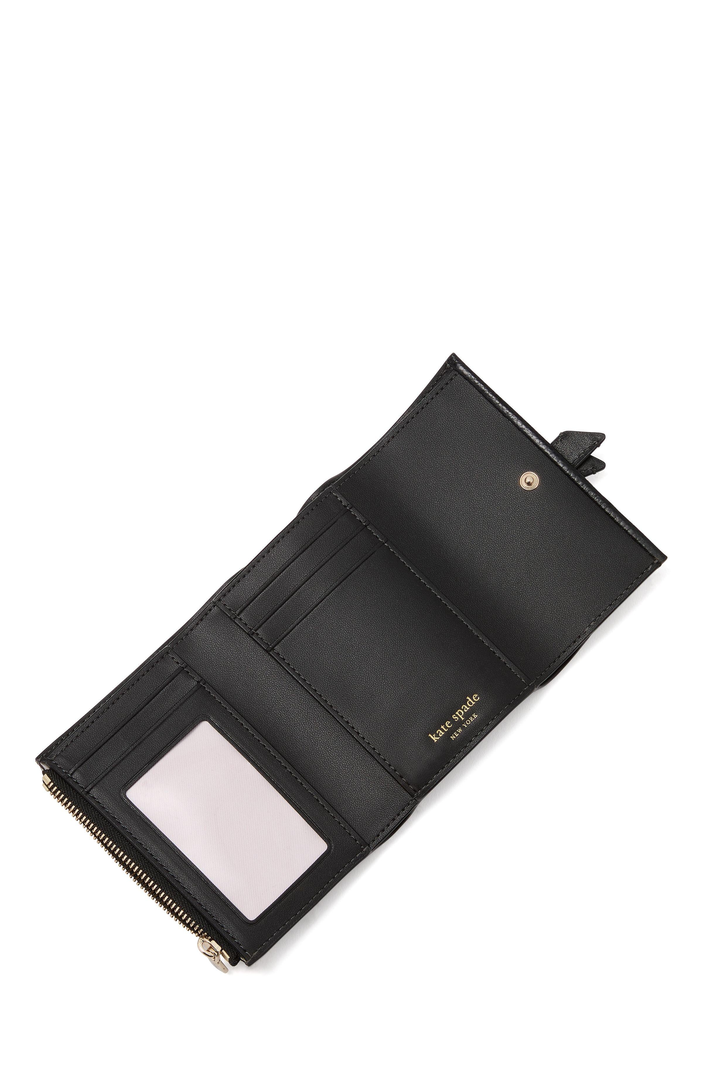 kh155-Knott Small Compact Wallet-Black