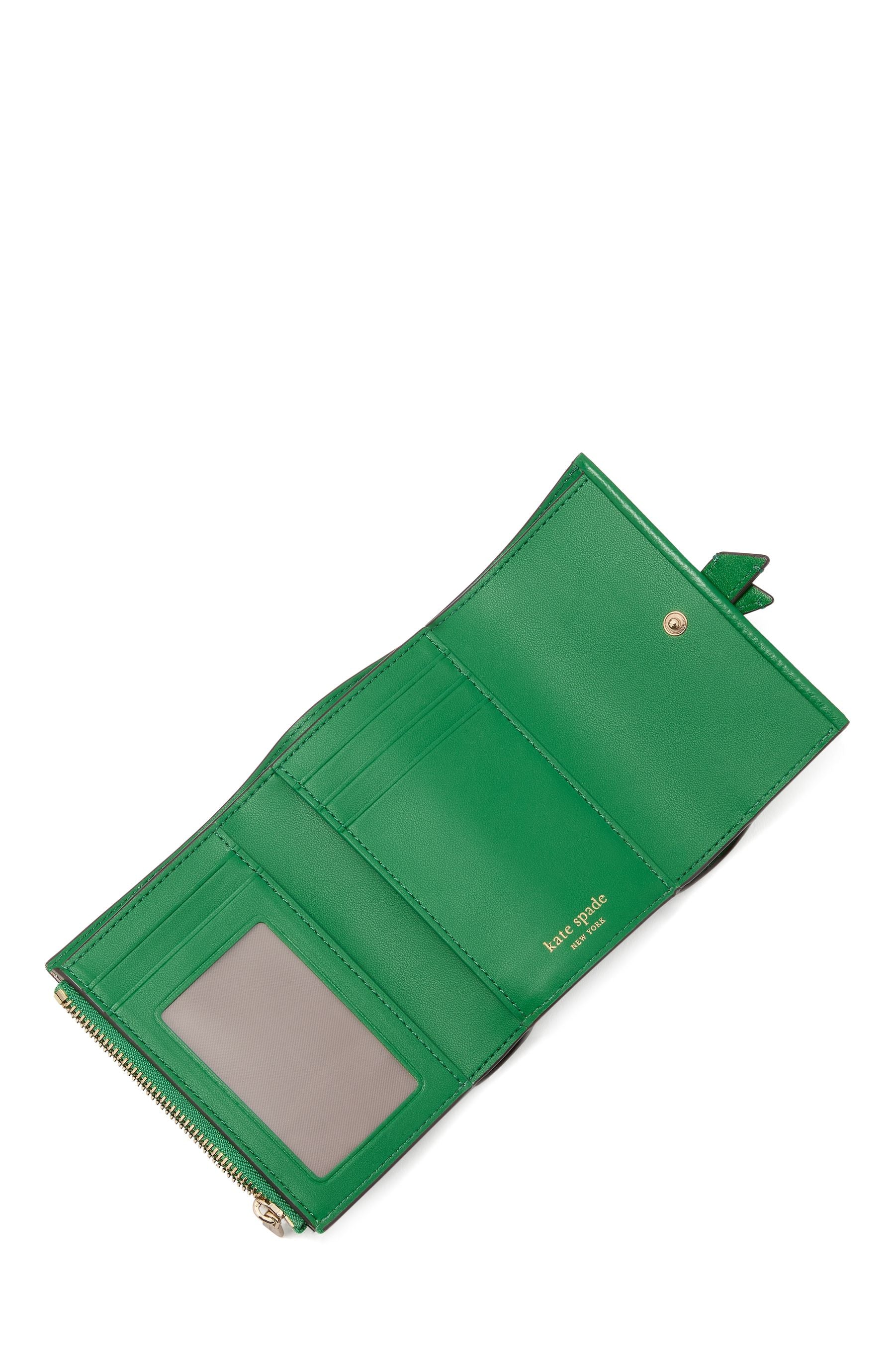 kh155-Knott Small Compact Wallet-Watercress