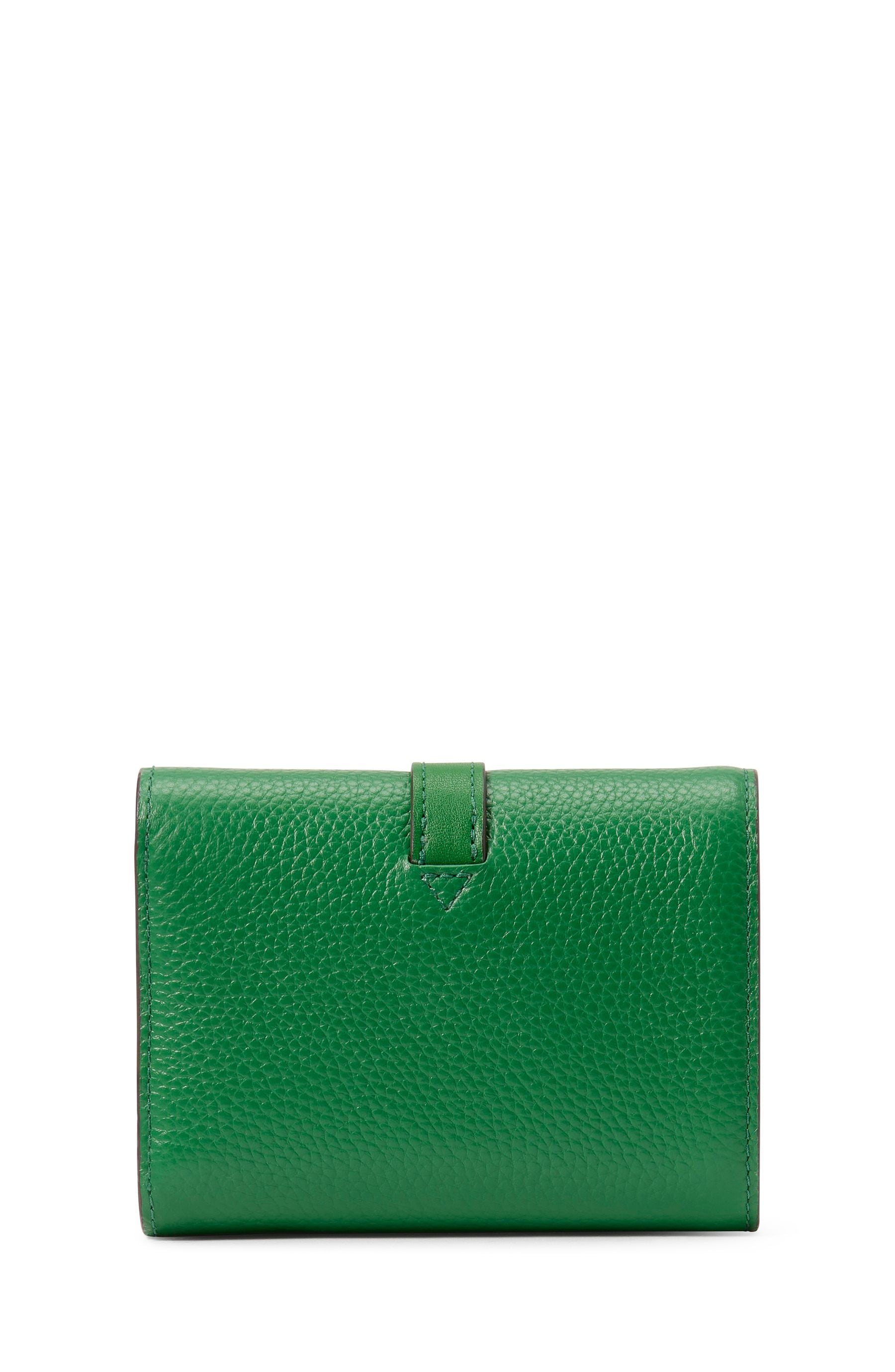 kh155-Knott Small Compact Wallet-Watercress