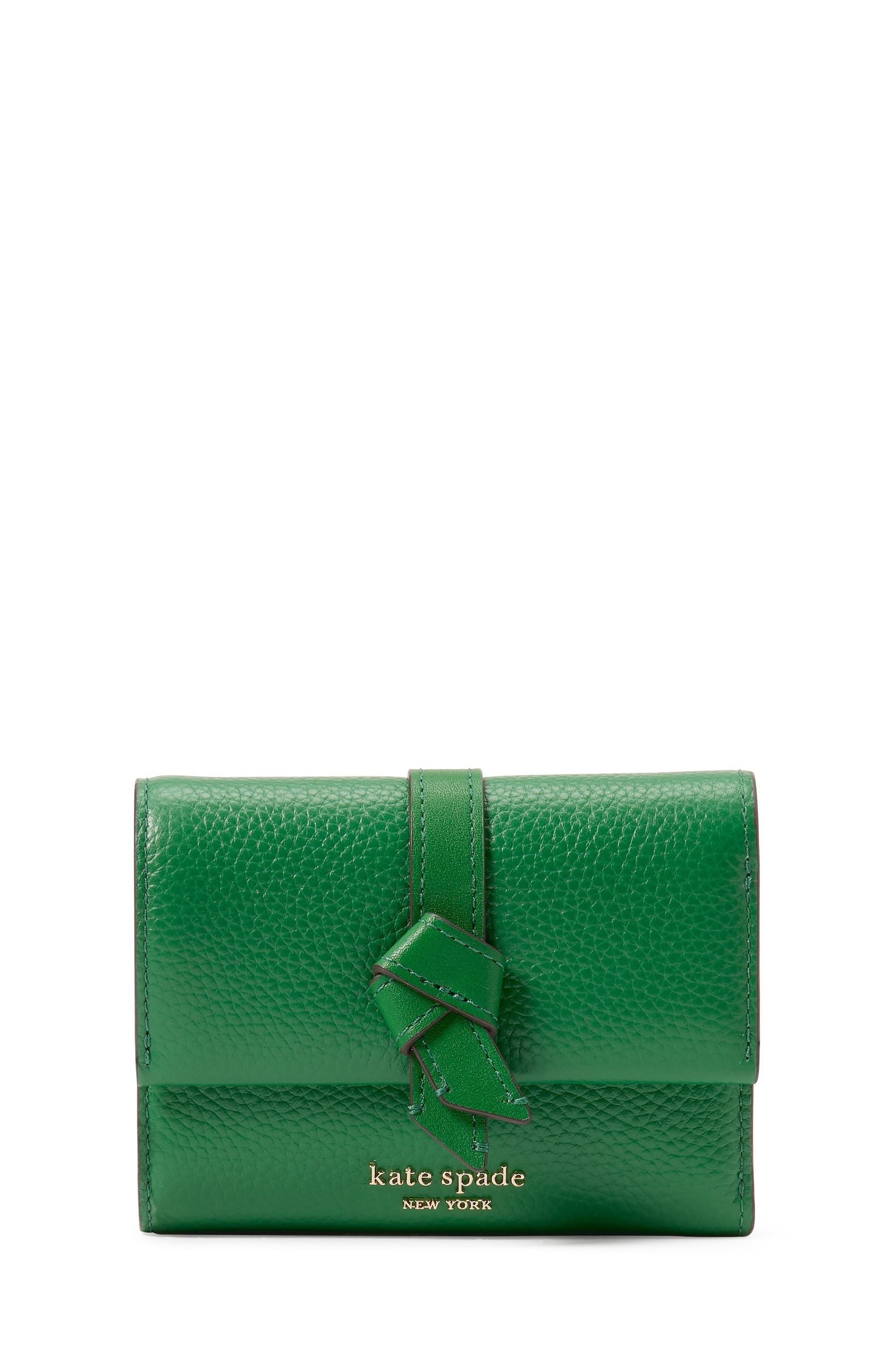 kh155-Knott Small Compact Wallet-Watercress