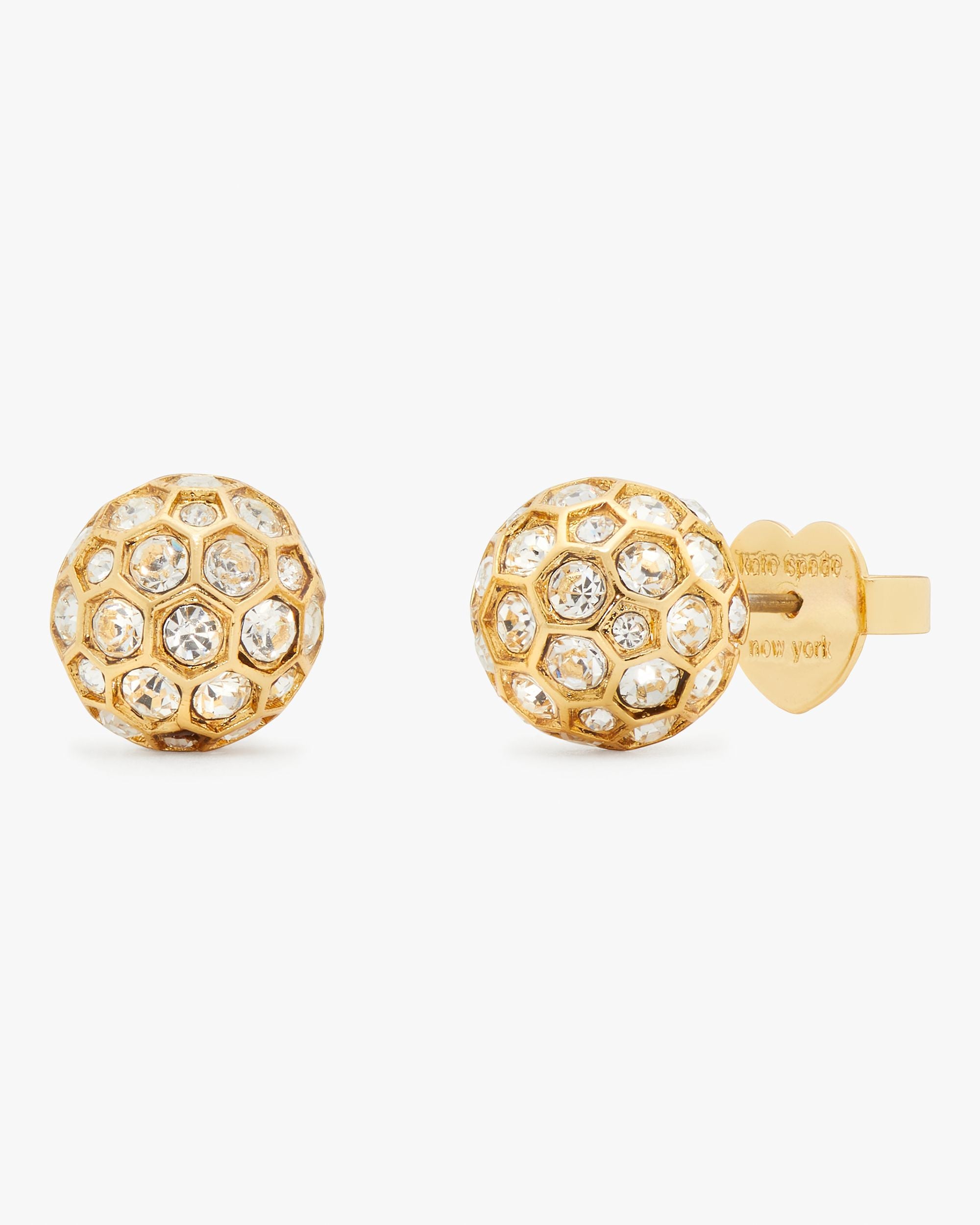 KH581-STUDS-Clear/Gold