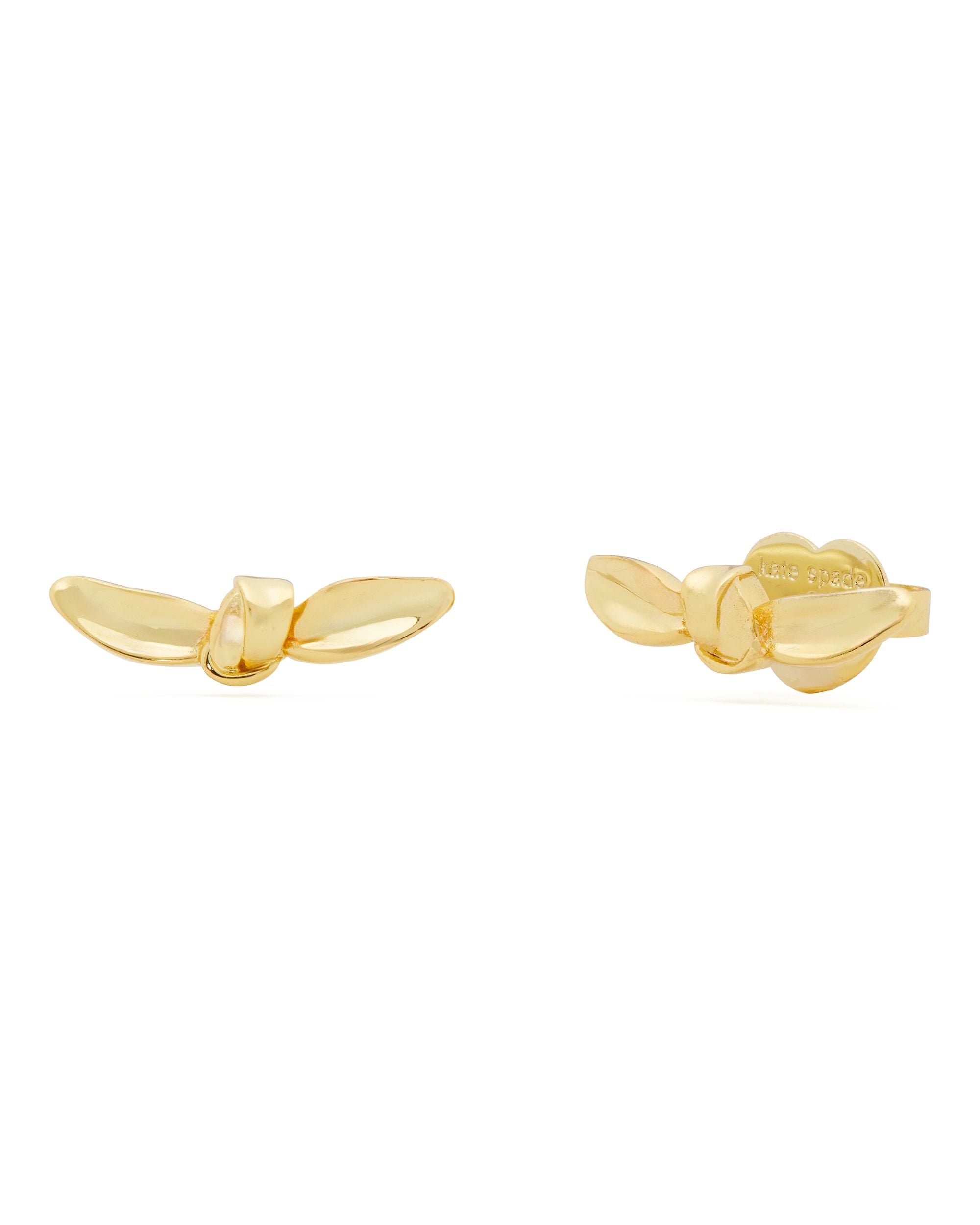 KH742-KNOT STUDS-Gold