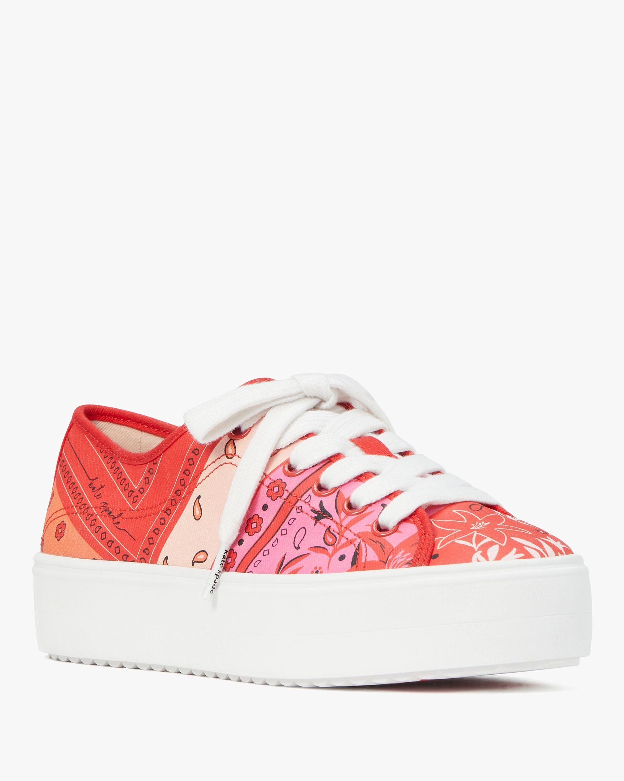 serve bandana patchwork sneakers