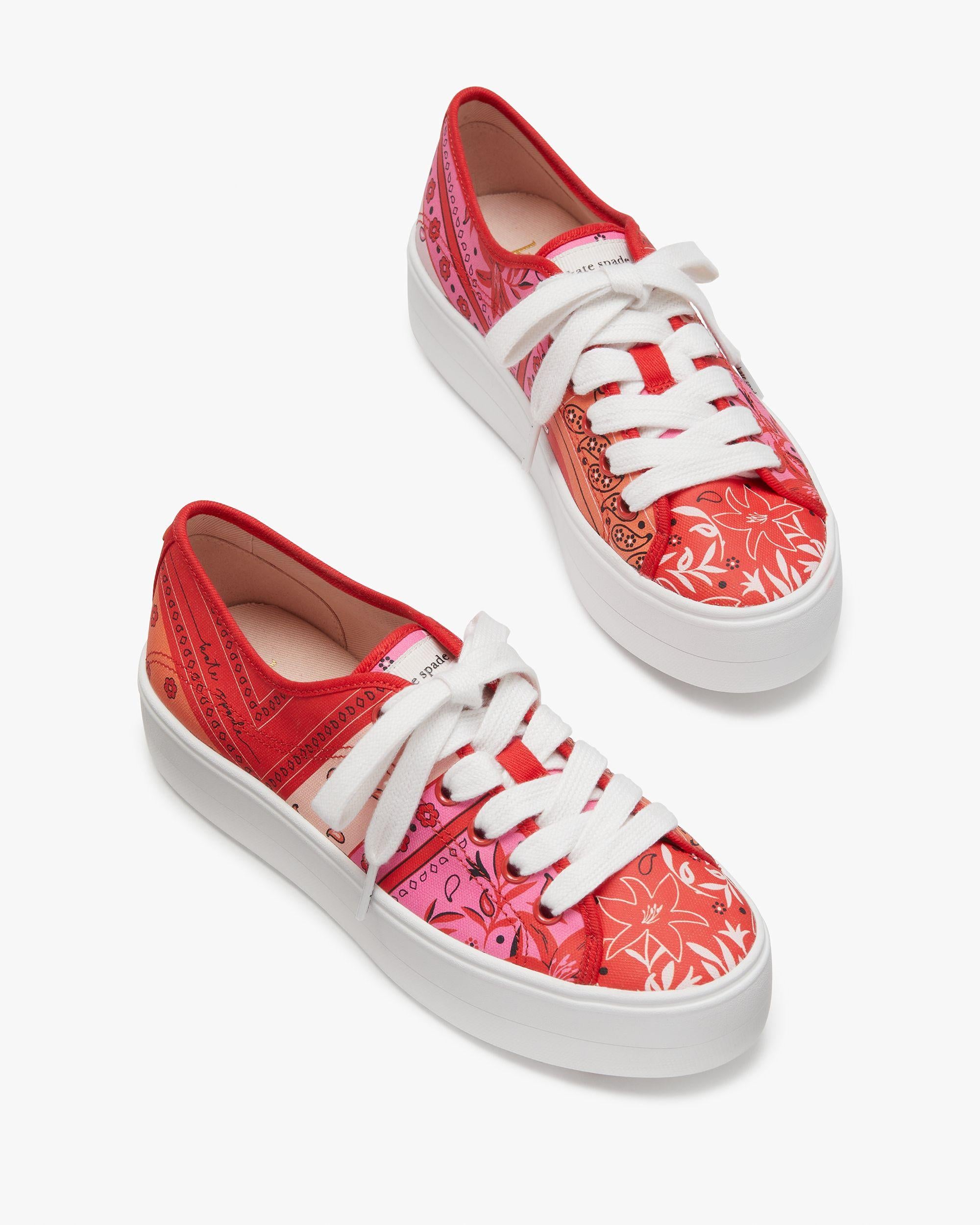 serve bandana patchwork sneakers