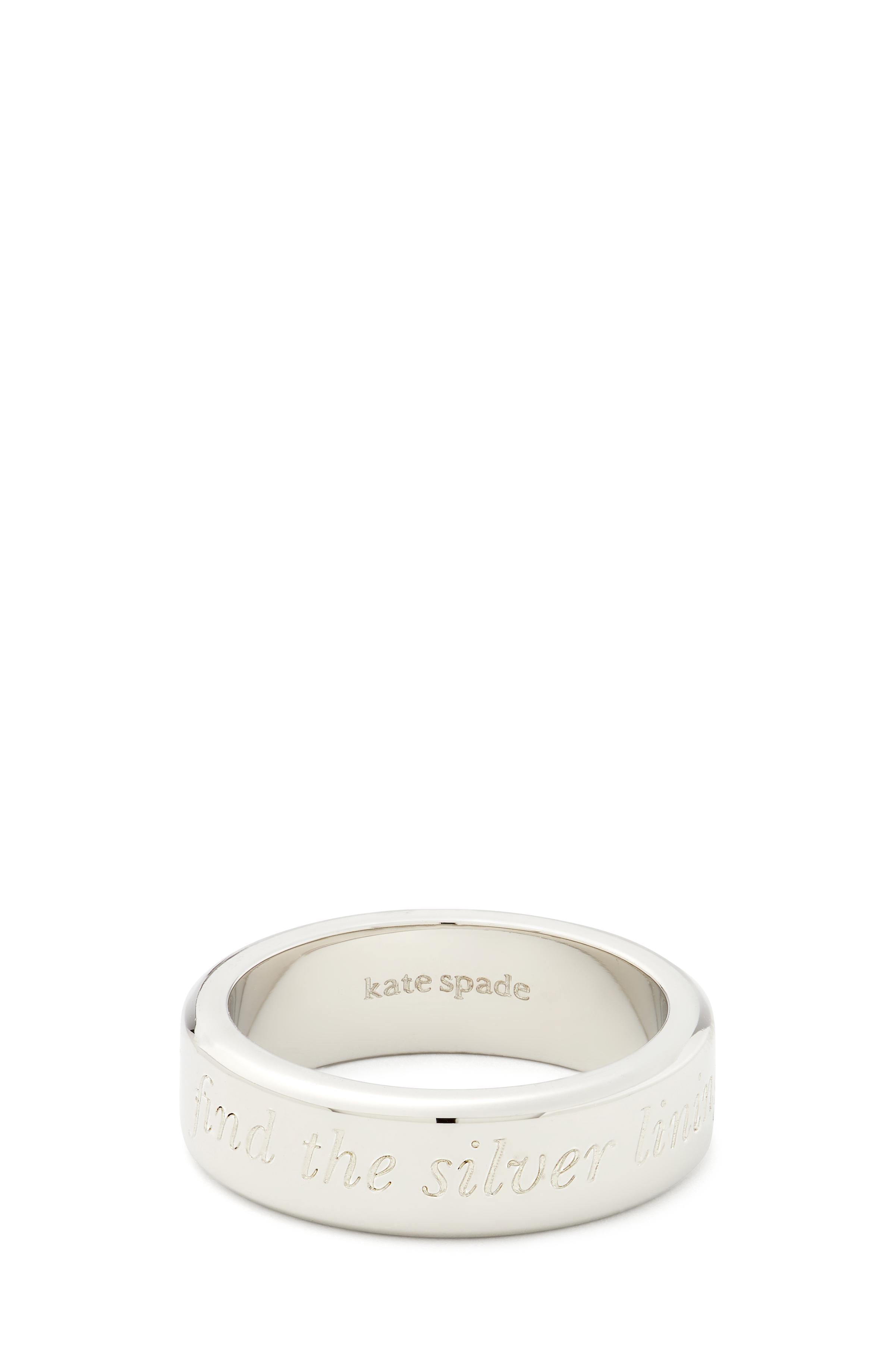 find the silver lining idiom ring