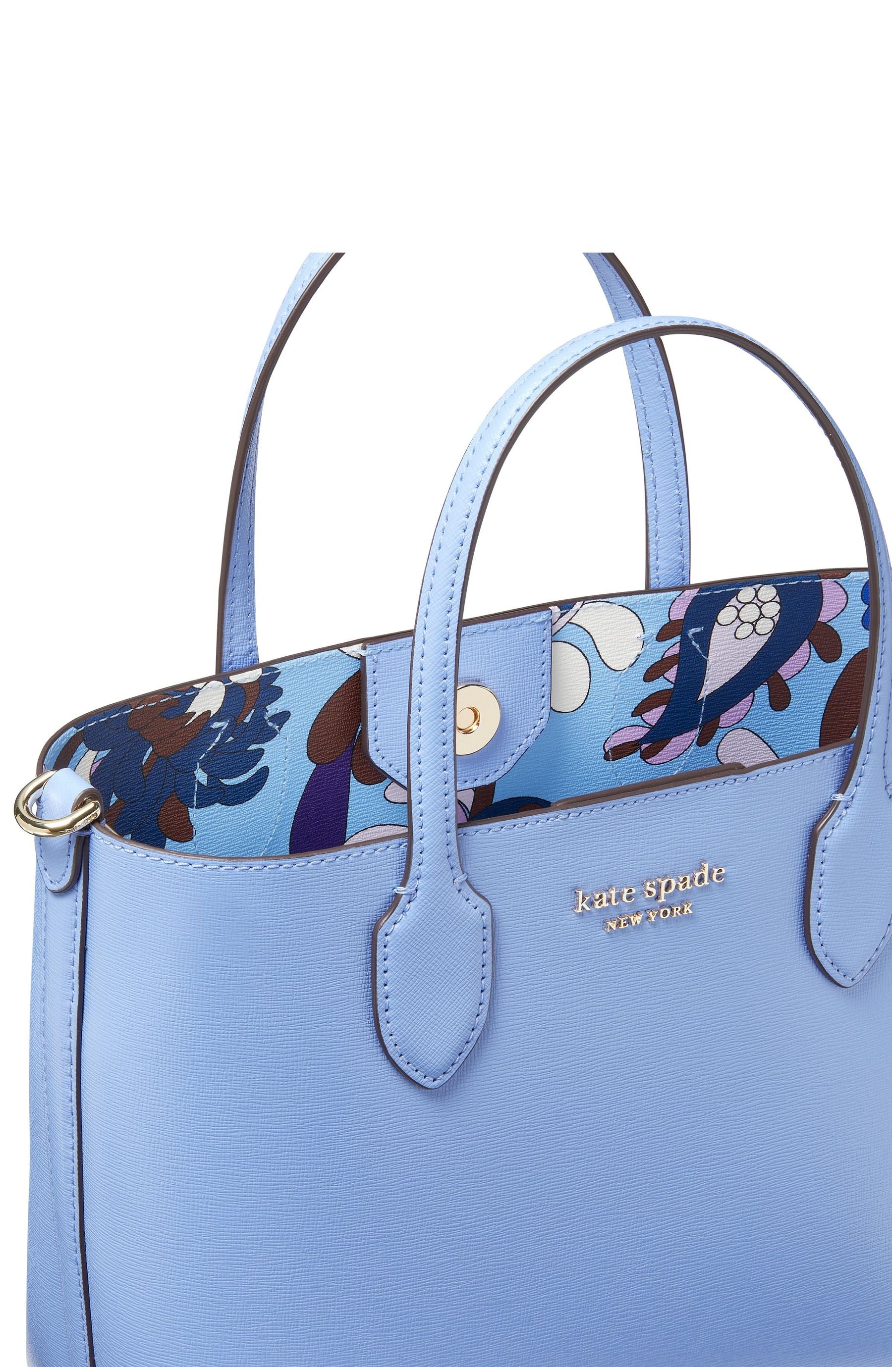 KI126-blkr md x tote-Genie Blue Multi