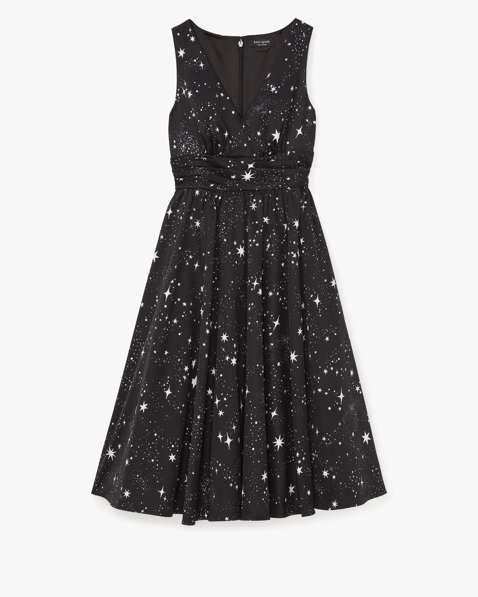 embellished starry sky dress