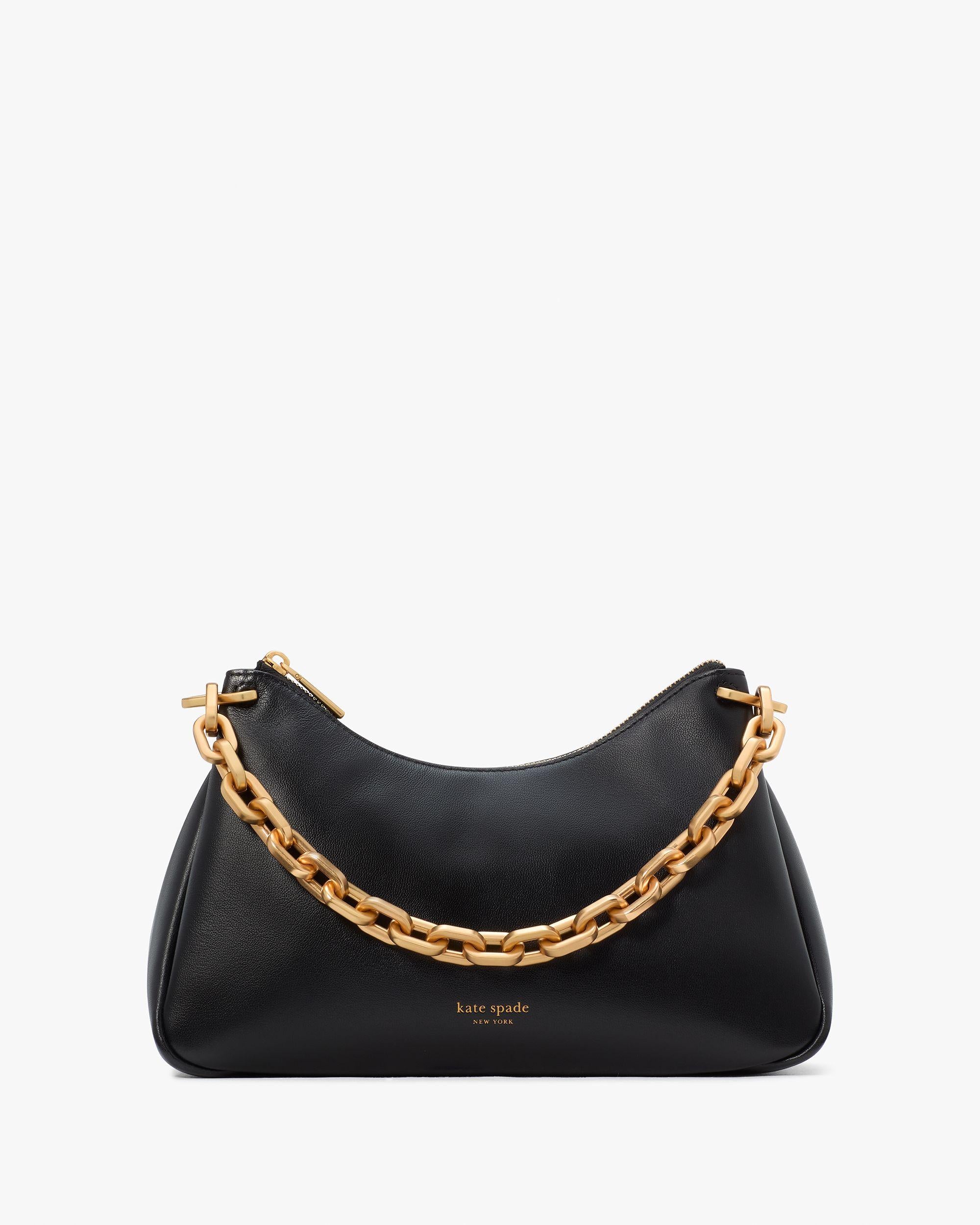 KI421-Grace Chain Shoulder Bag-Black