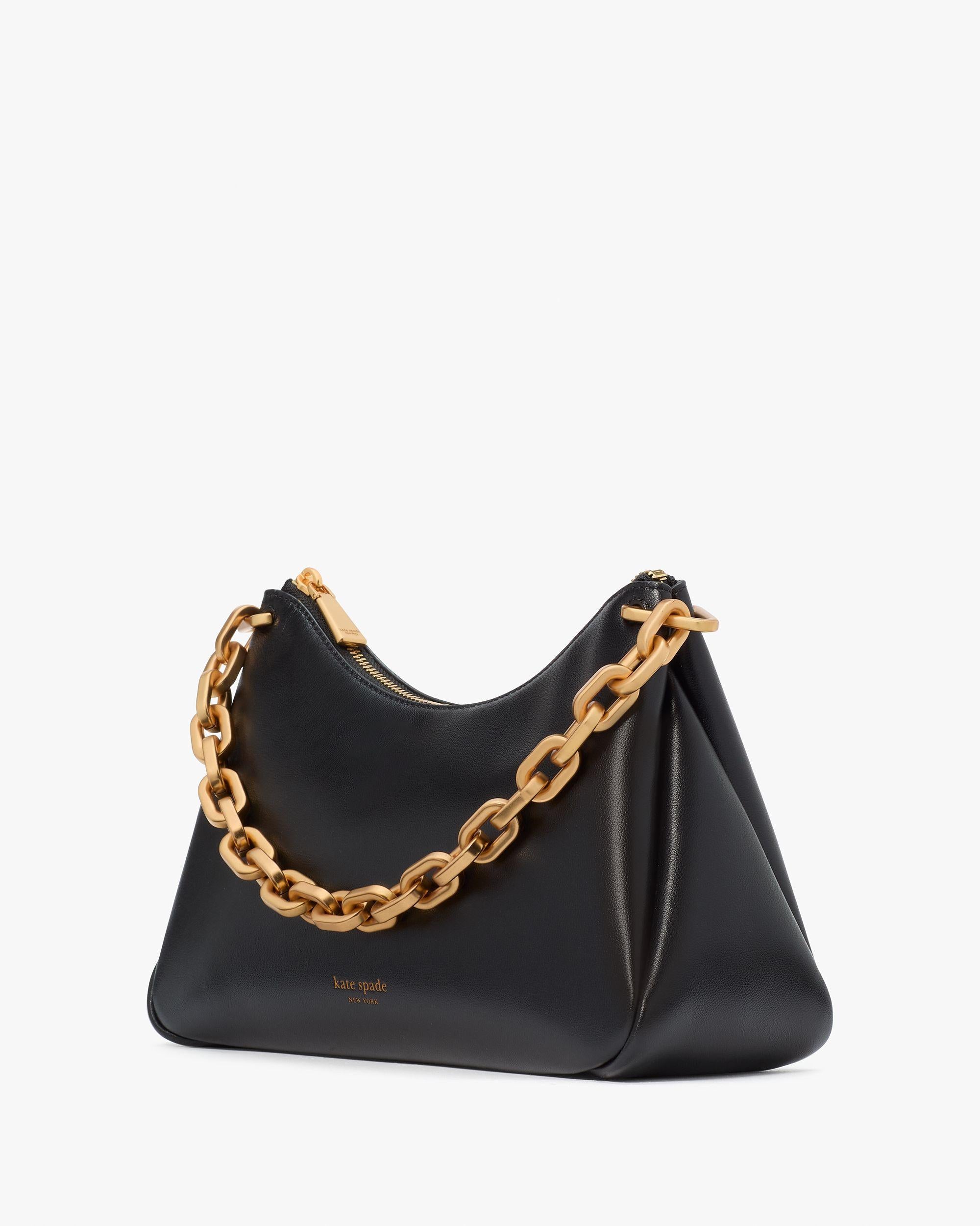 KI421-Grace Chain Shoulder Bag-Black