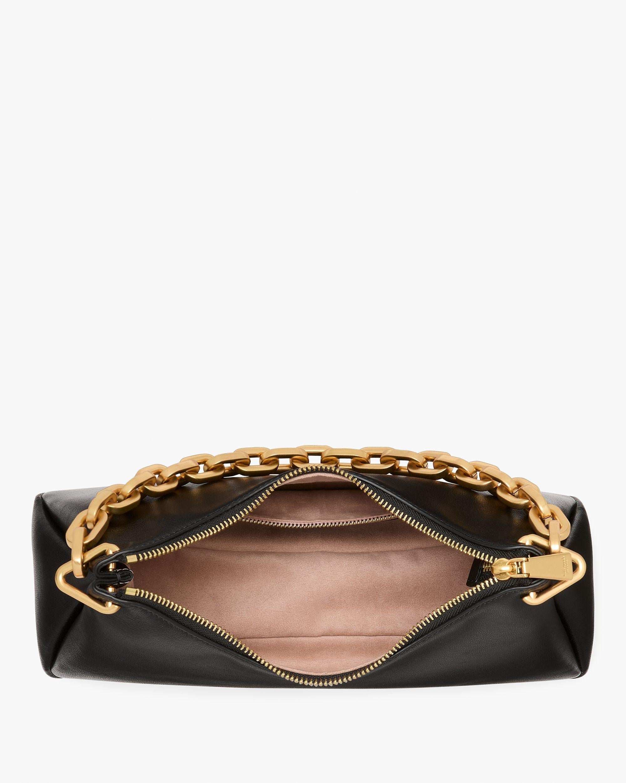 KI421-Grace Chain Shoulder Bag-Black