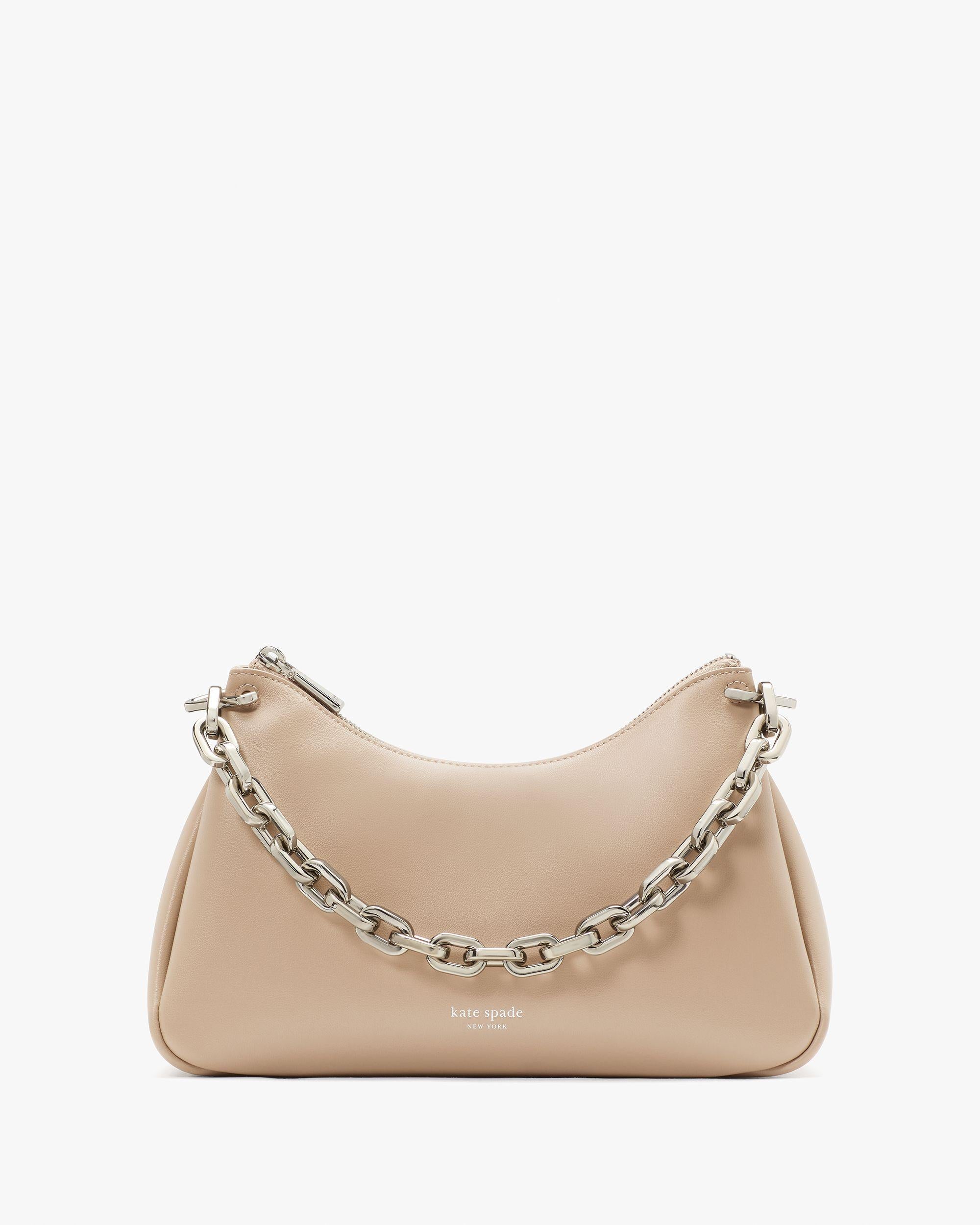 KI421-Grace Chain Shoulder Bag-Timeless Taupe