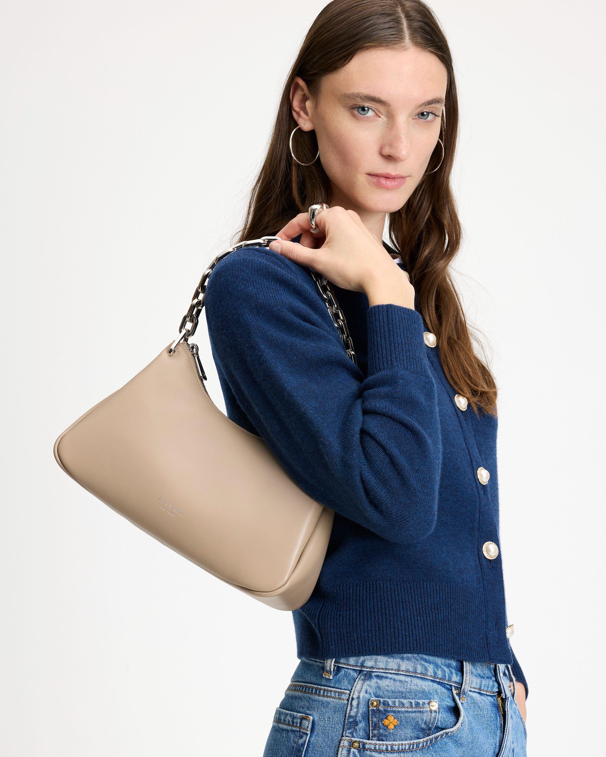 KI421-Grace Chain Shoulder Bag-Timeless Taupe