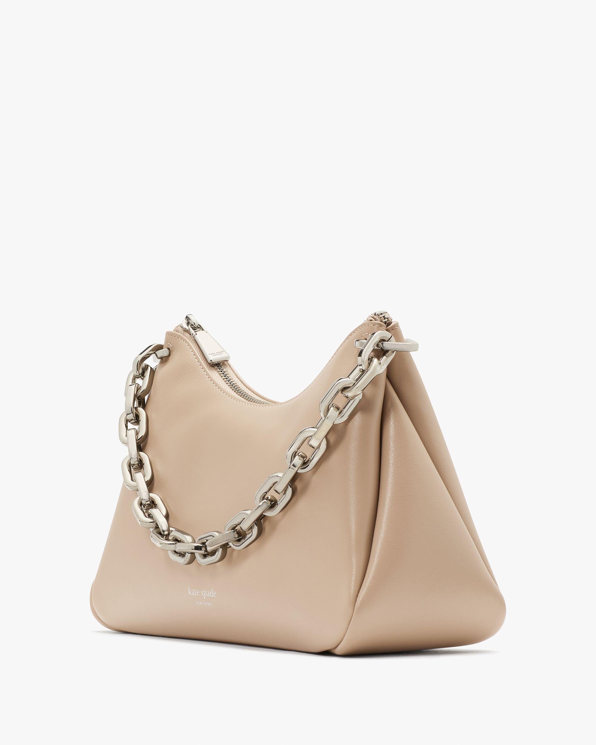 KI421-Grace Chain Shoulder Bag-Timeless Taupe