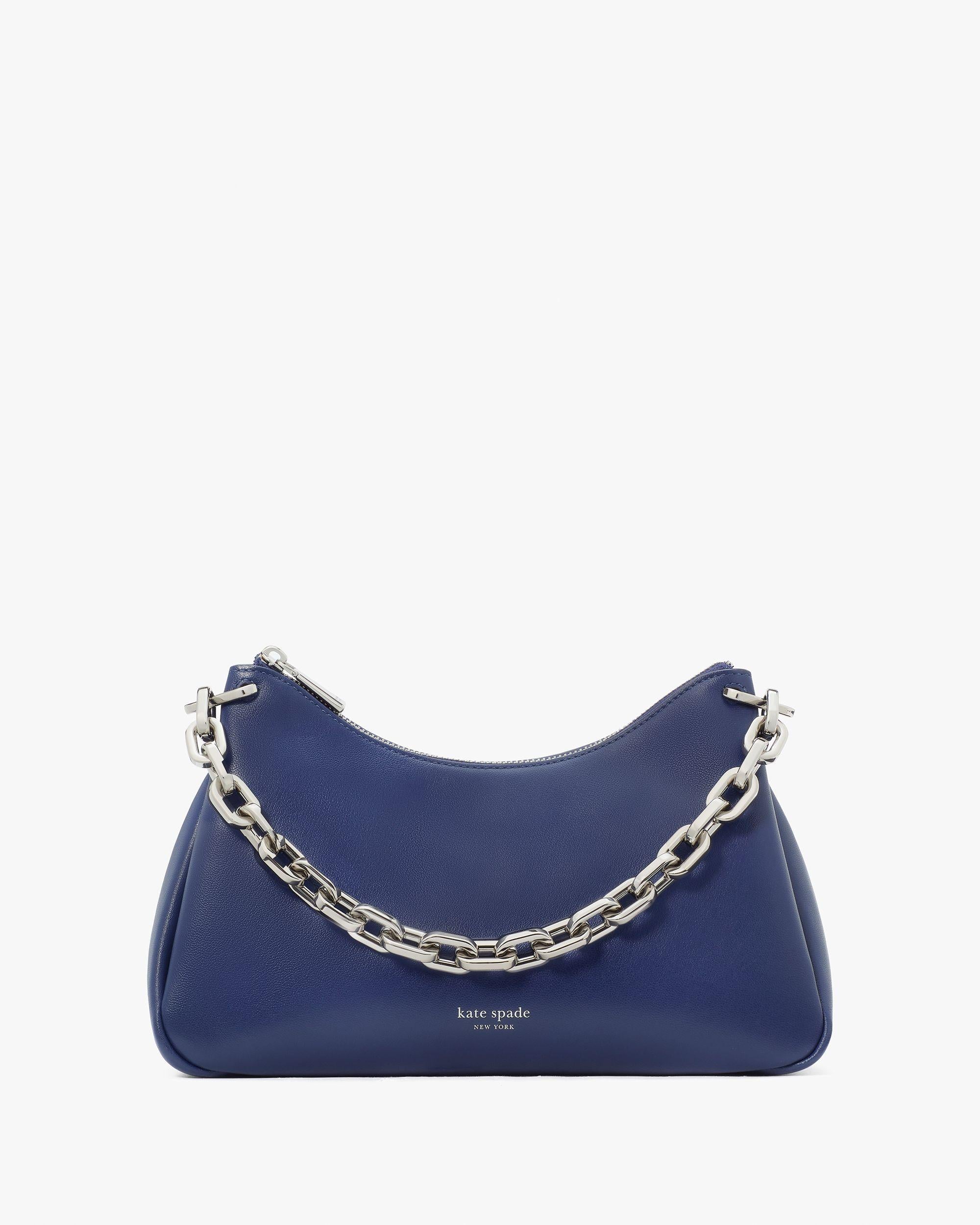 KI421-Grace Chain Shoulder Bag-Deep Lake