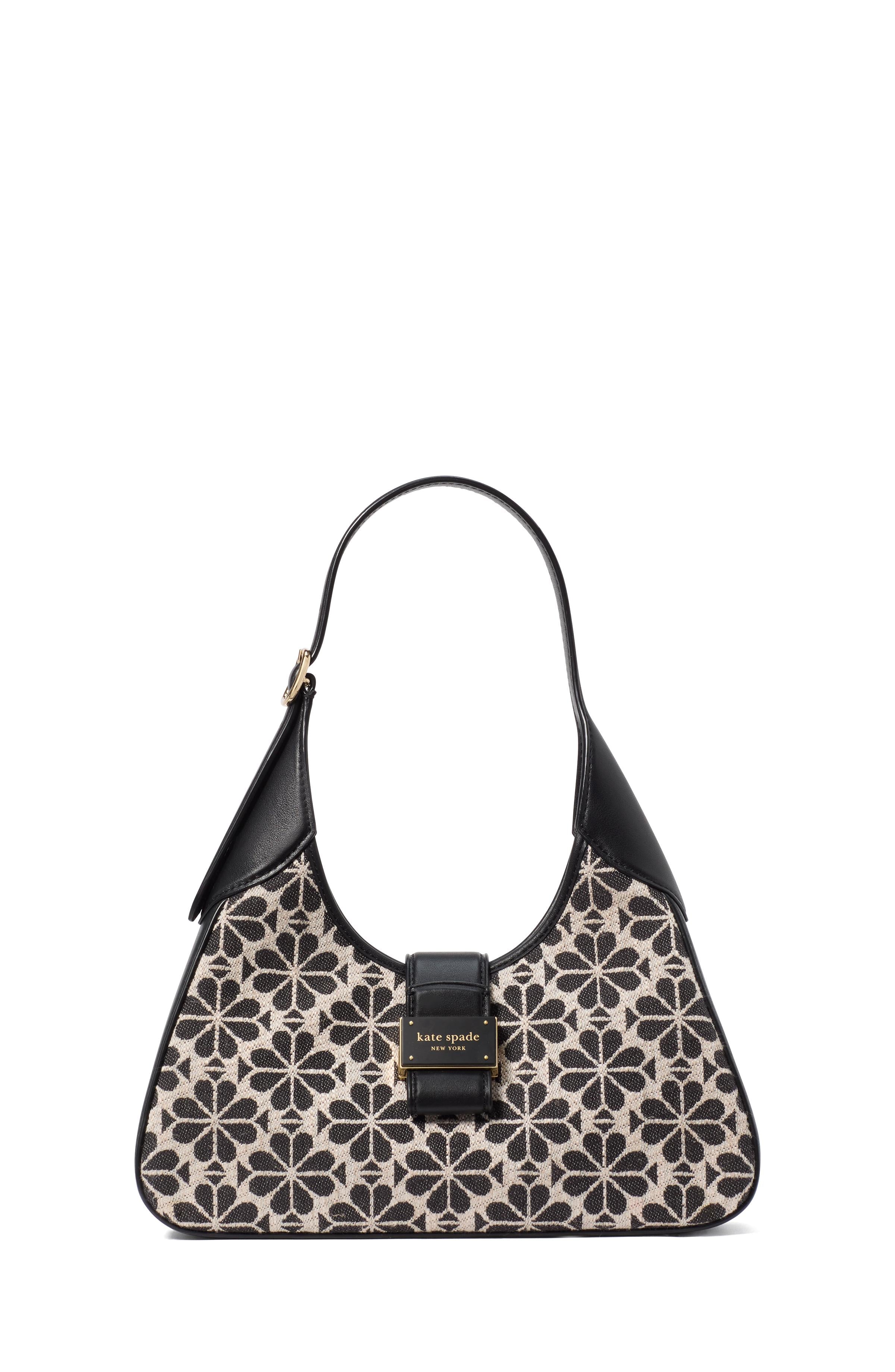 ki455-Spade Flower Jacquard Nouveau Small Shoulder Bag