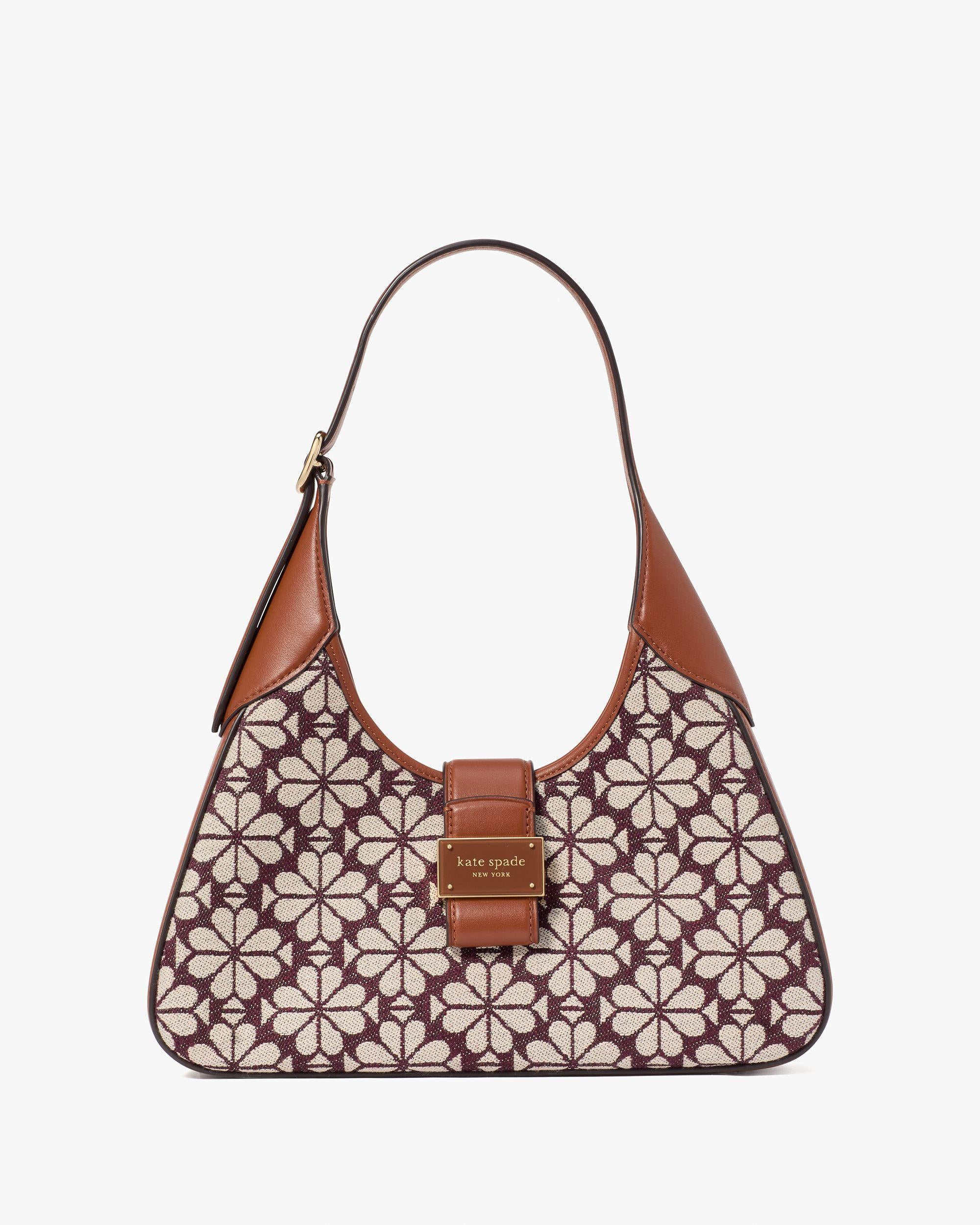 KI455-Spade Flower Jacquard Nouveau Small Shoulder Bag