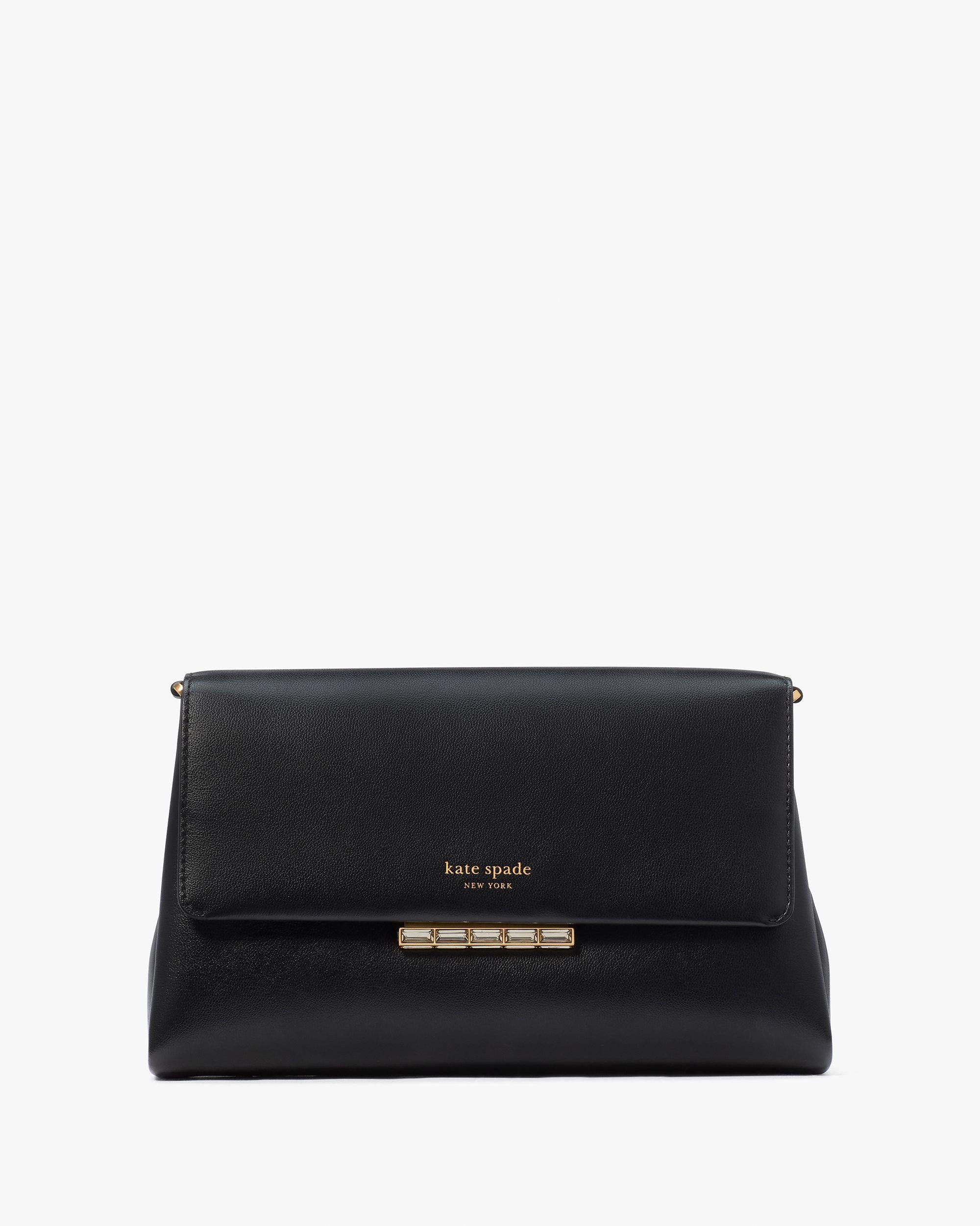 grace embellished lock clutch