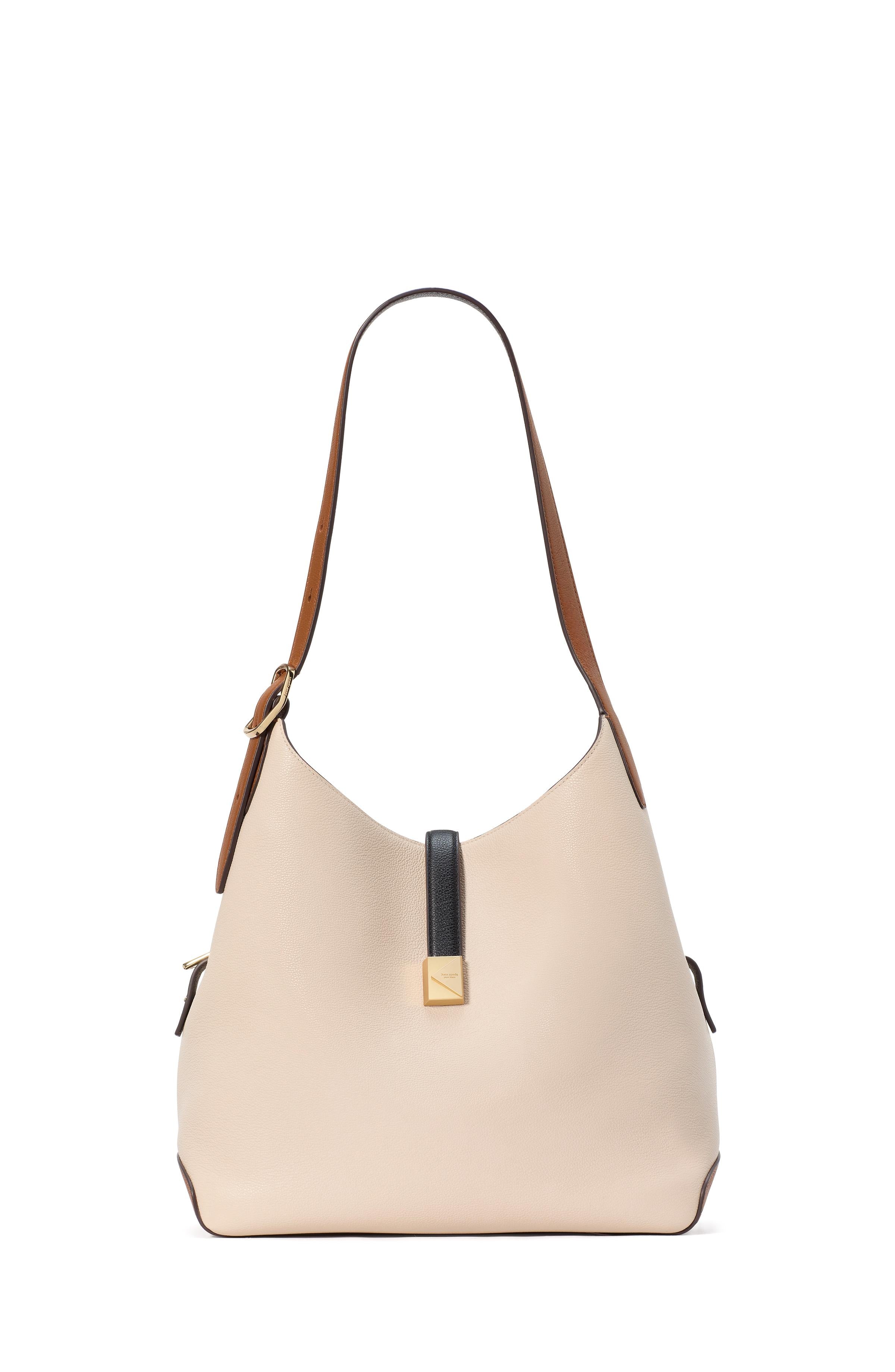 deco colorblocked large shoulder bag