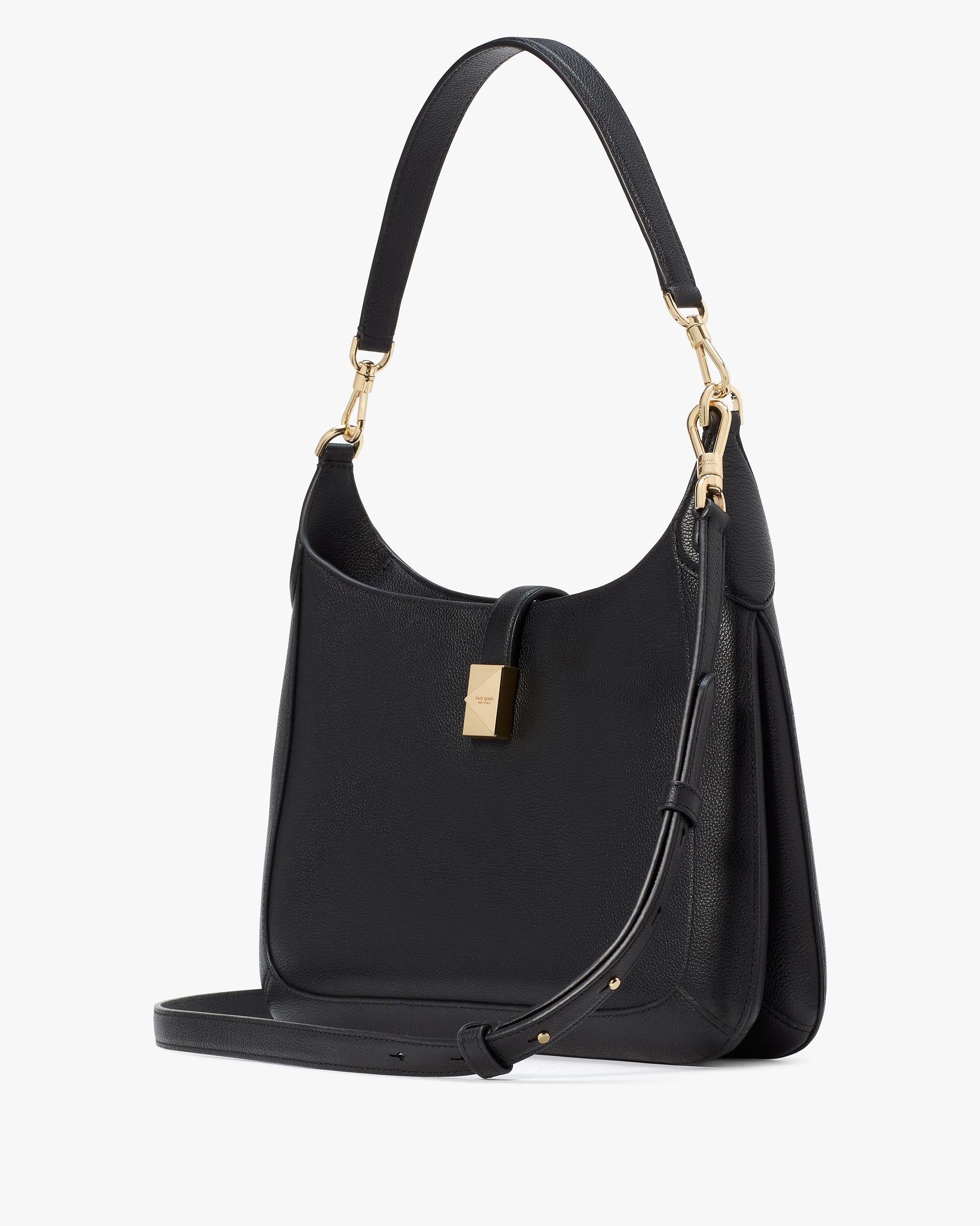 KI554-Deco Hobo Bag-Black