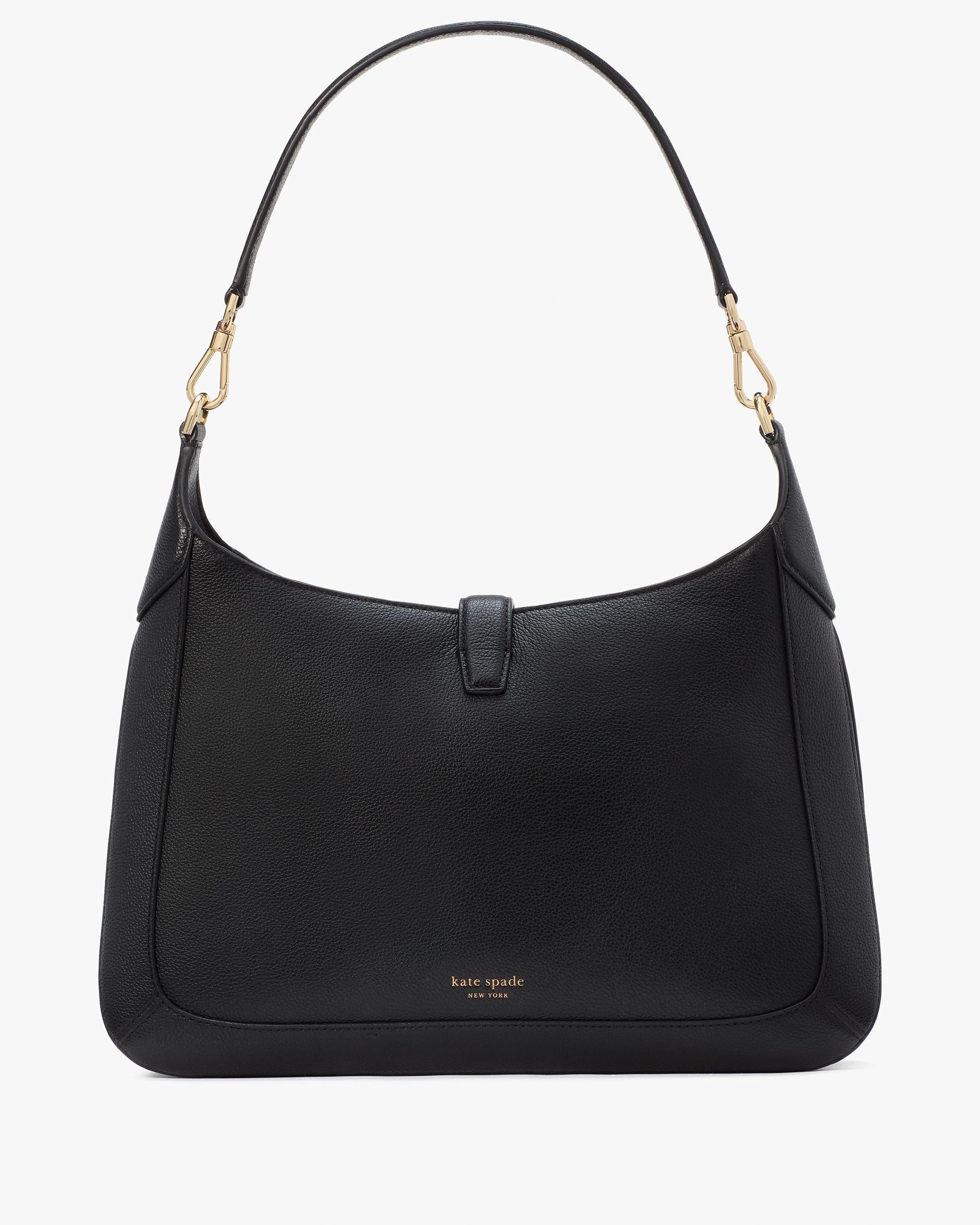 KI554-Deco Hobo Bag-Black