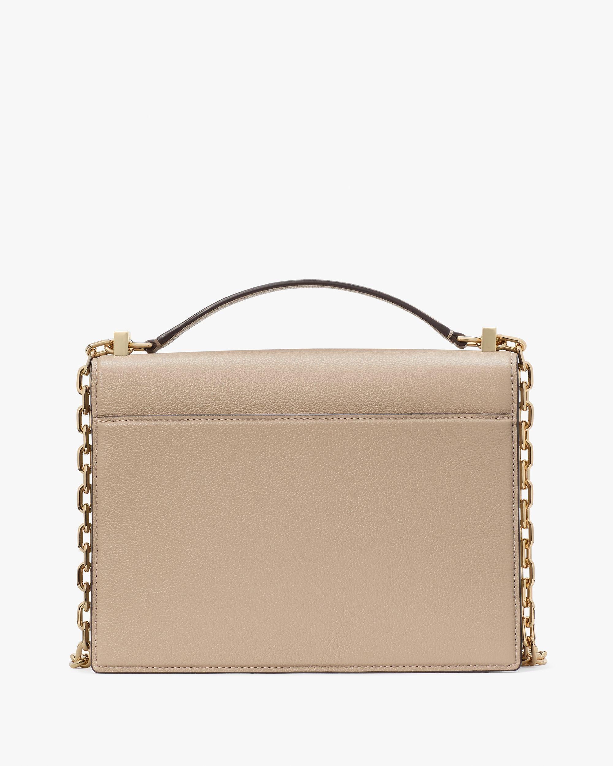 KI555-Deco Chain Shoulder Bag-Timeless Taupe