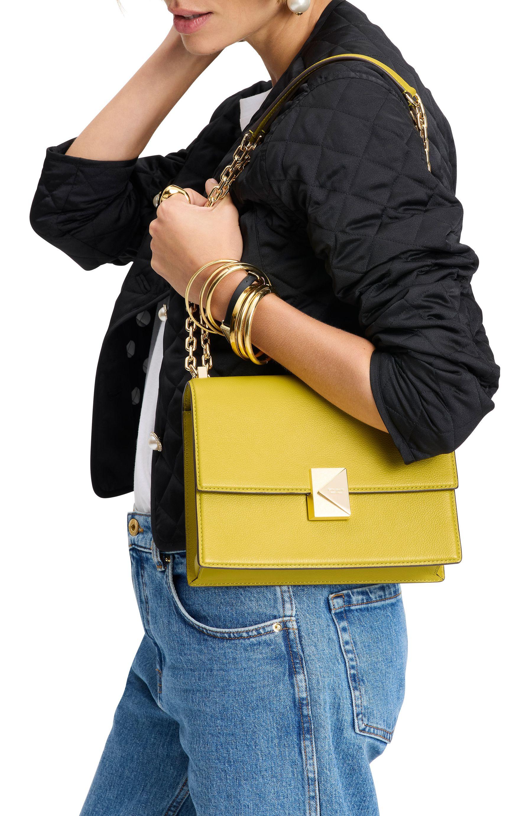 KI555-Deco Chain Shoulder Bag-Tigers Eye