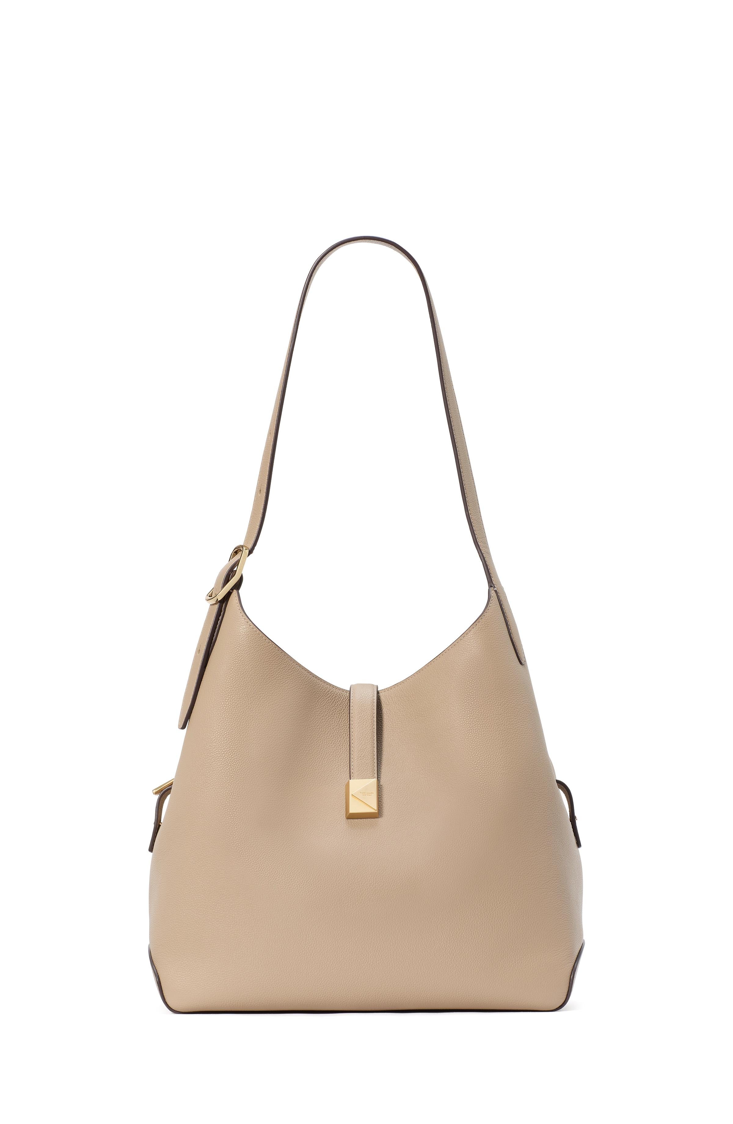 KI556-Deco Large Shoulder Bag-Timeless Taupe