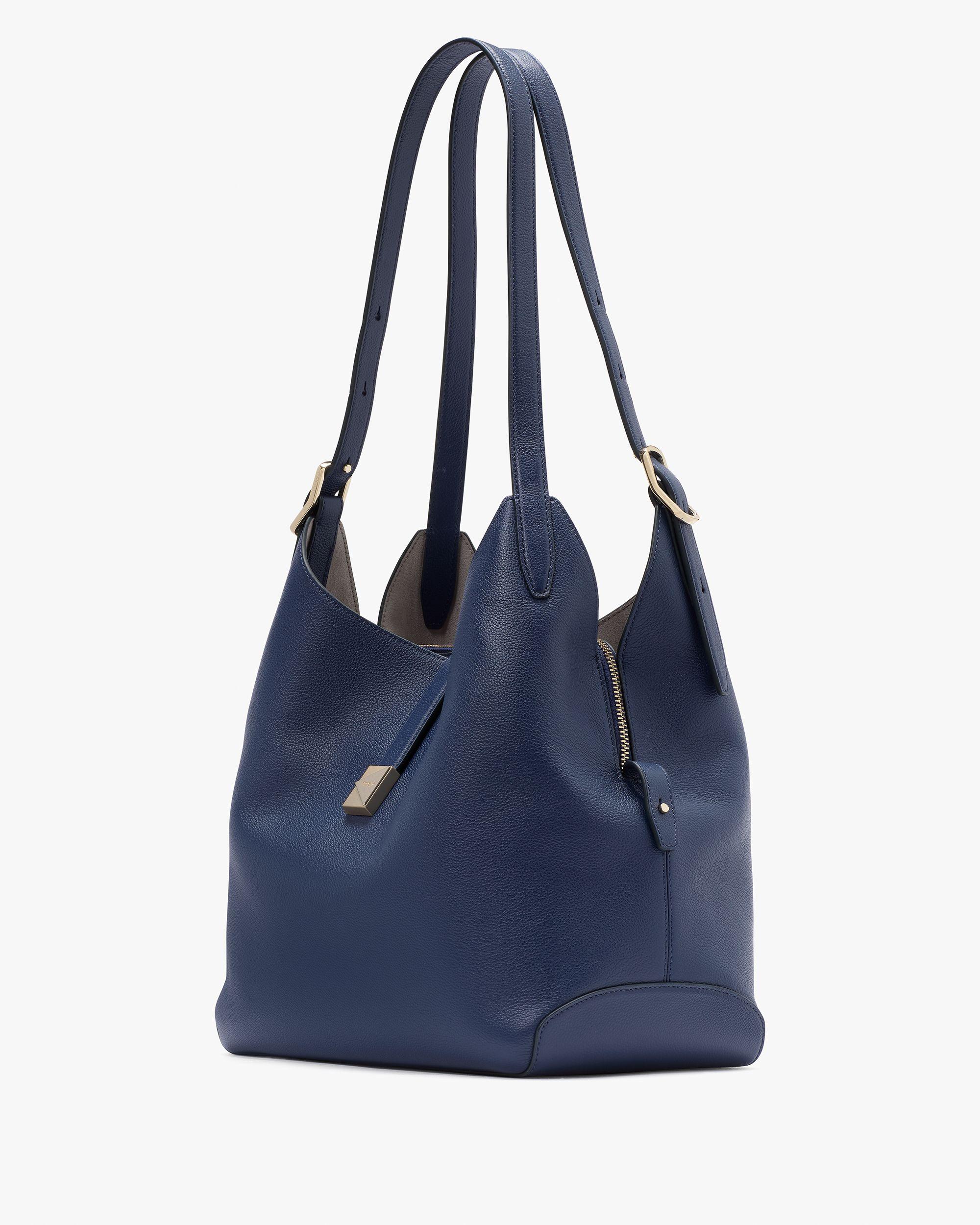 KI556-Deco Large Shoulder Bag-Parisian Navy