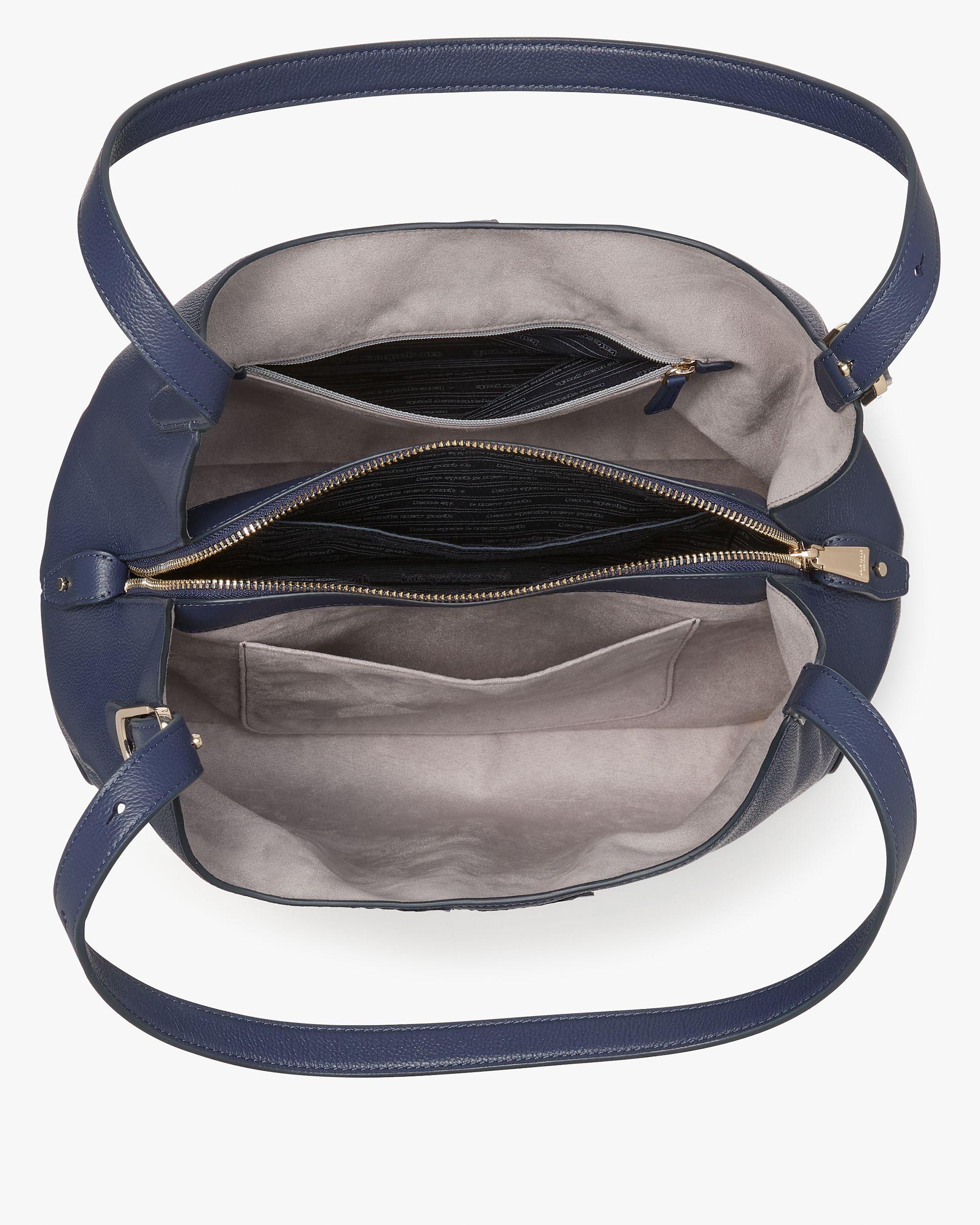 KI556-Deco Large Shoulder Bag-Parisian Navy