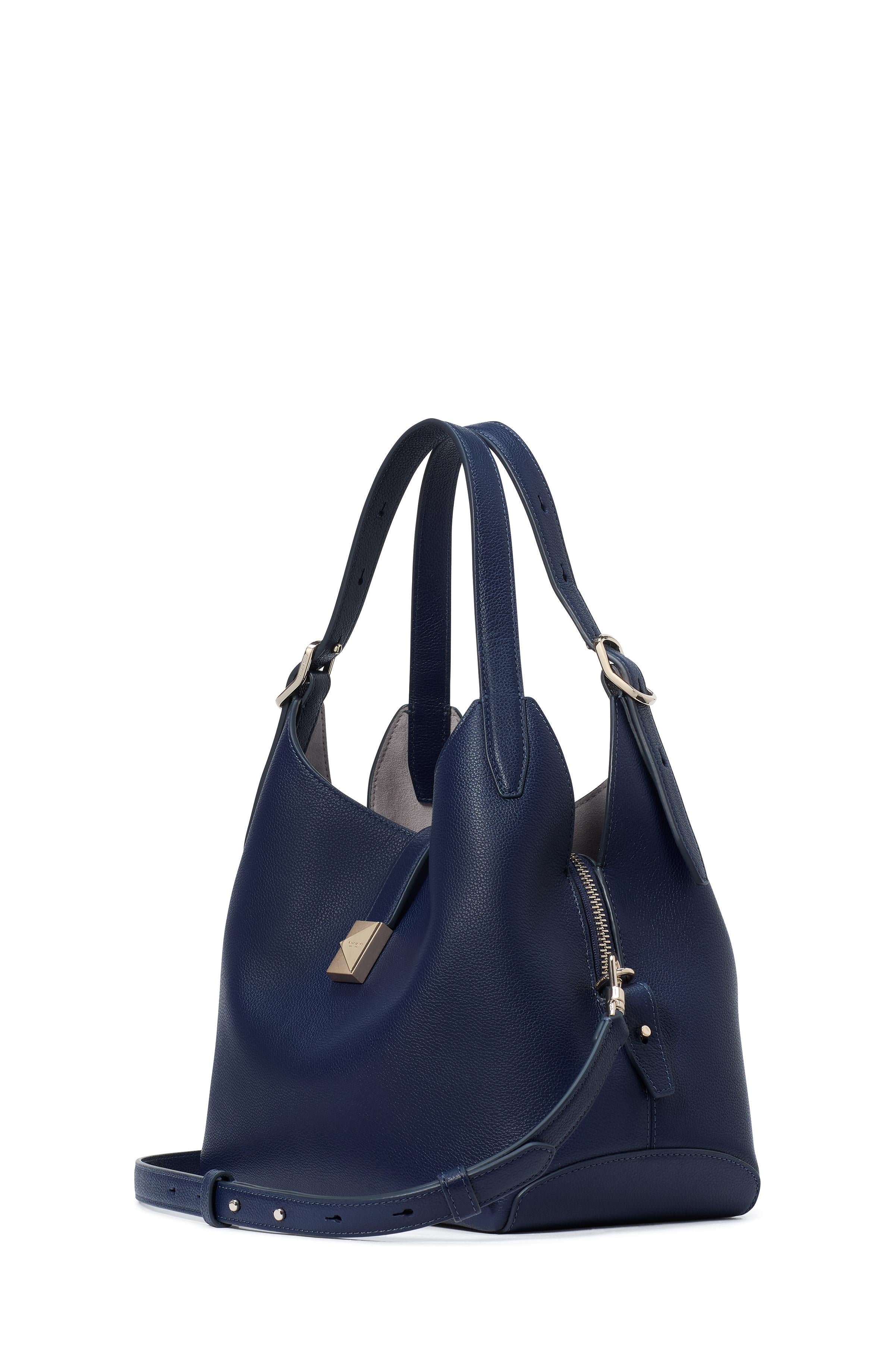 KI557-Deco Crossbody Tote-Parisian Navy