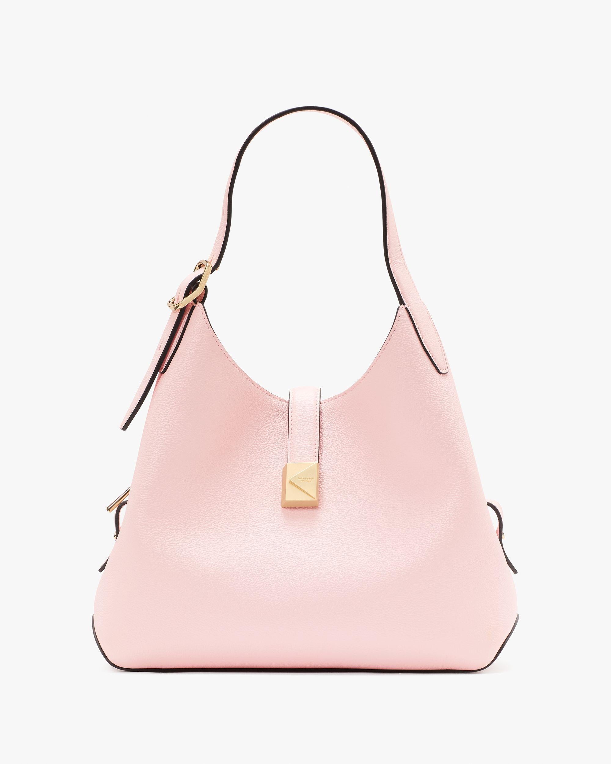 KI557-Deco Crossbody Tote-Pastry Pink