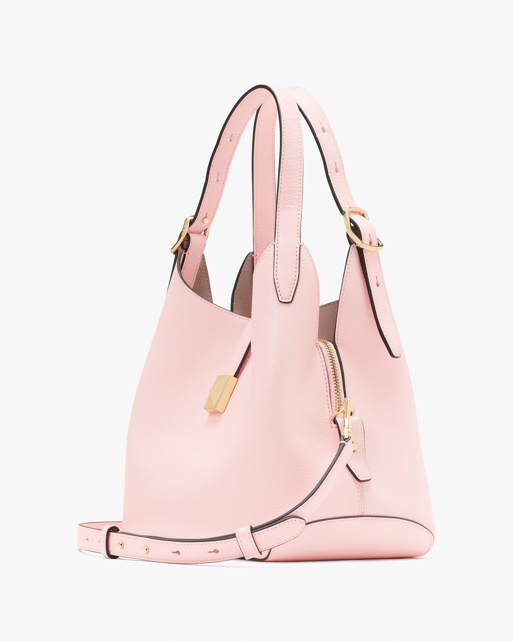 KI557-Deco Crossbody Tote-Pastry Pink