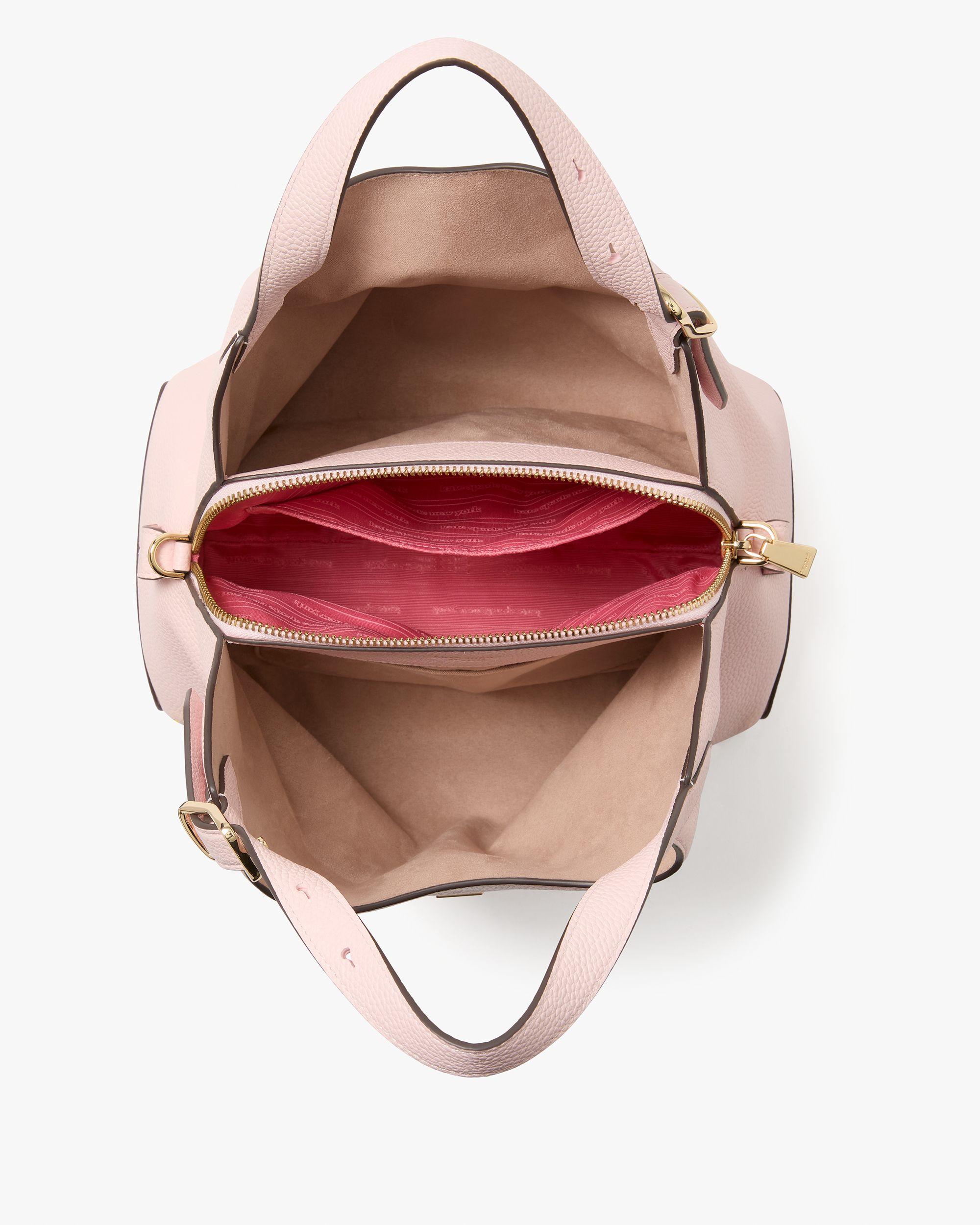 KI557-Deco Crossbody Tote-Pastry Pink