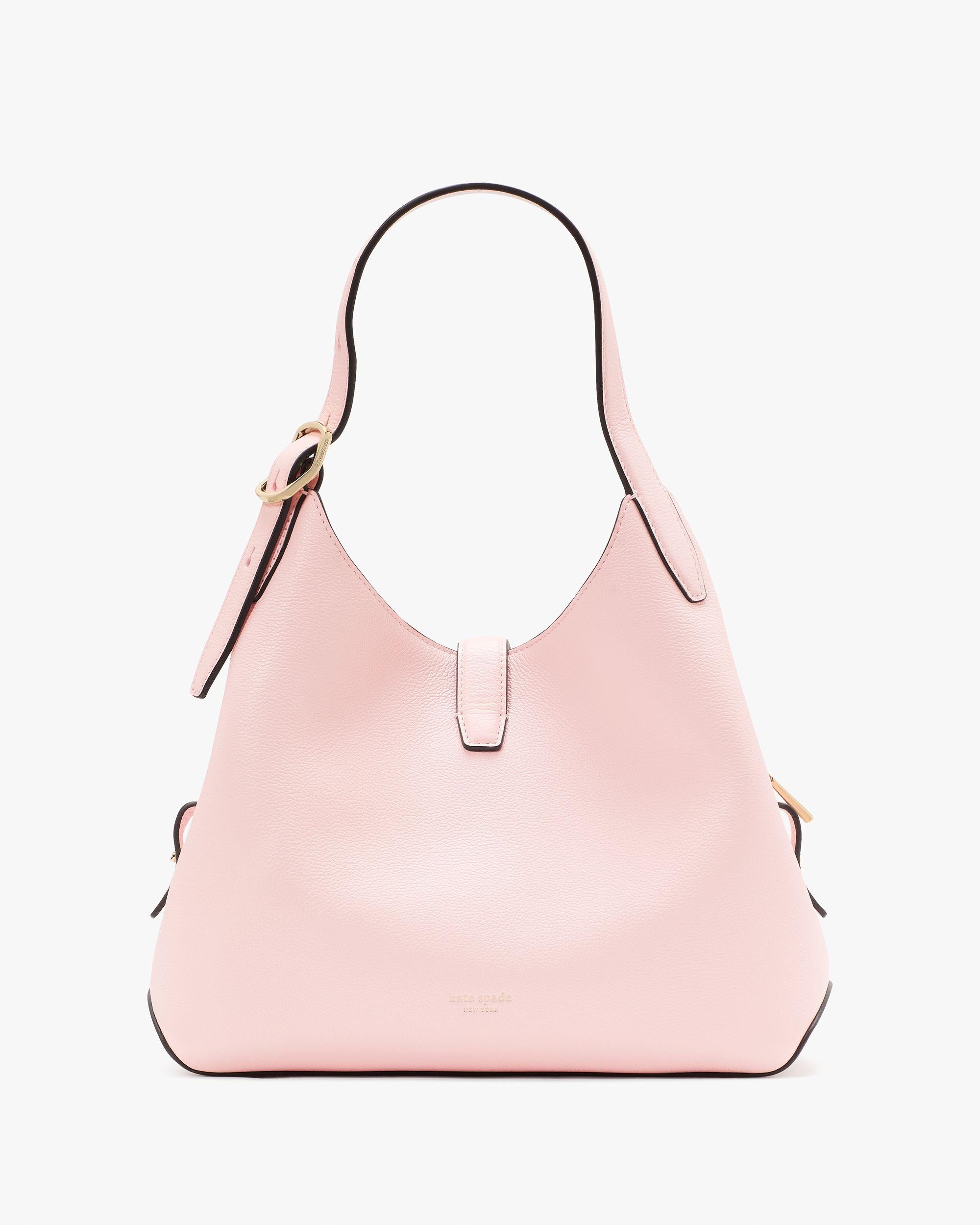 KI557-Deco Crossbody Tote-Pastry Pink