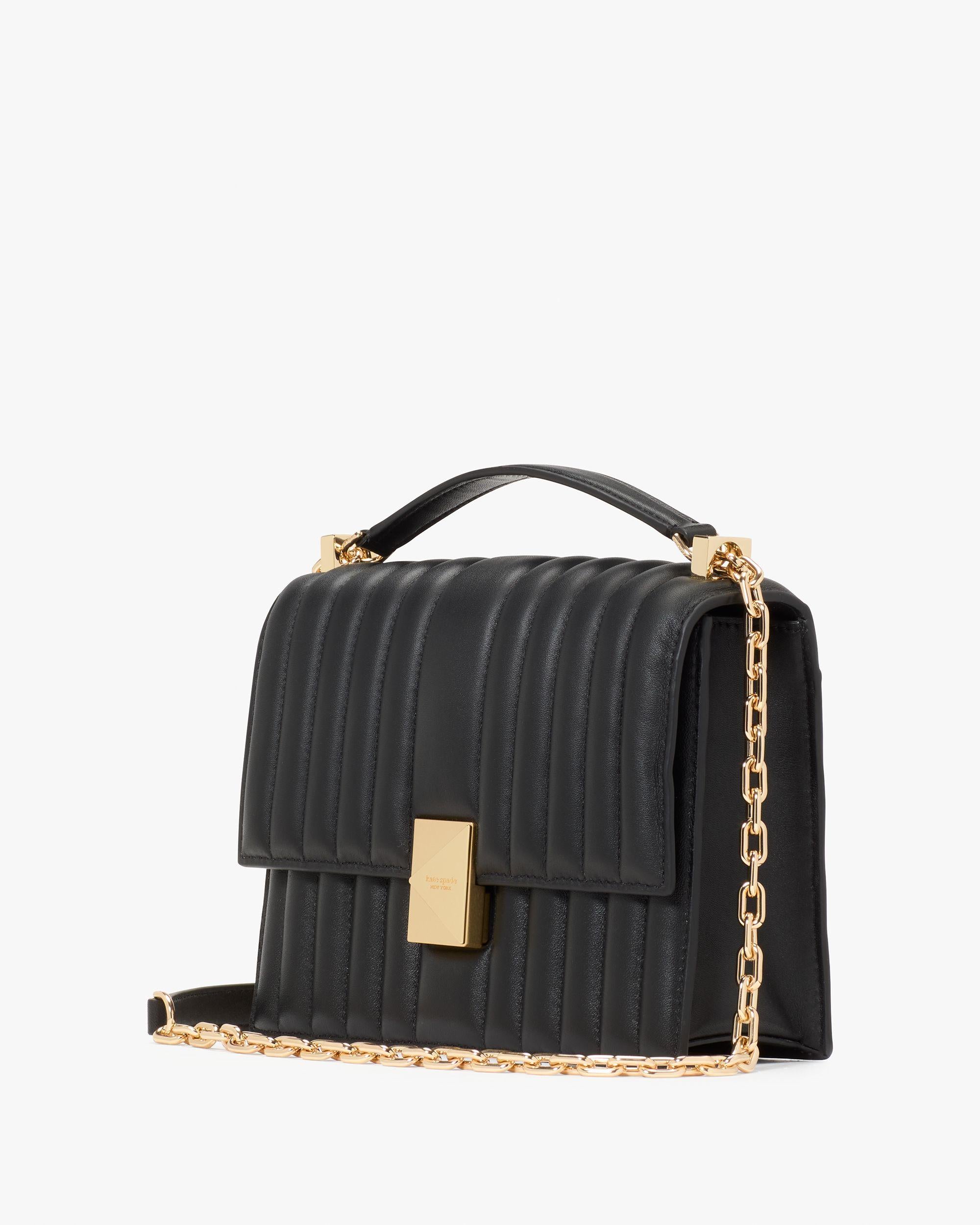 deco quilted chain shoulder bag