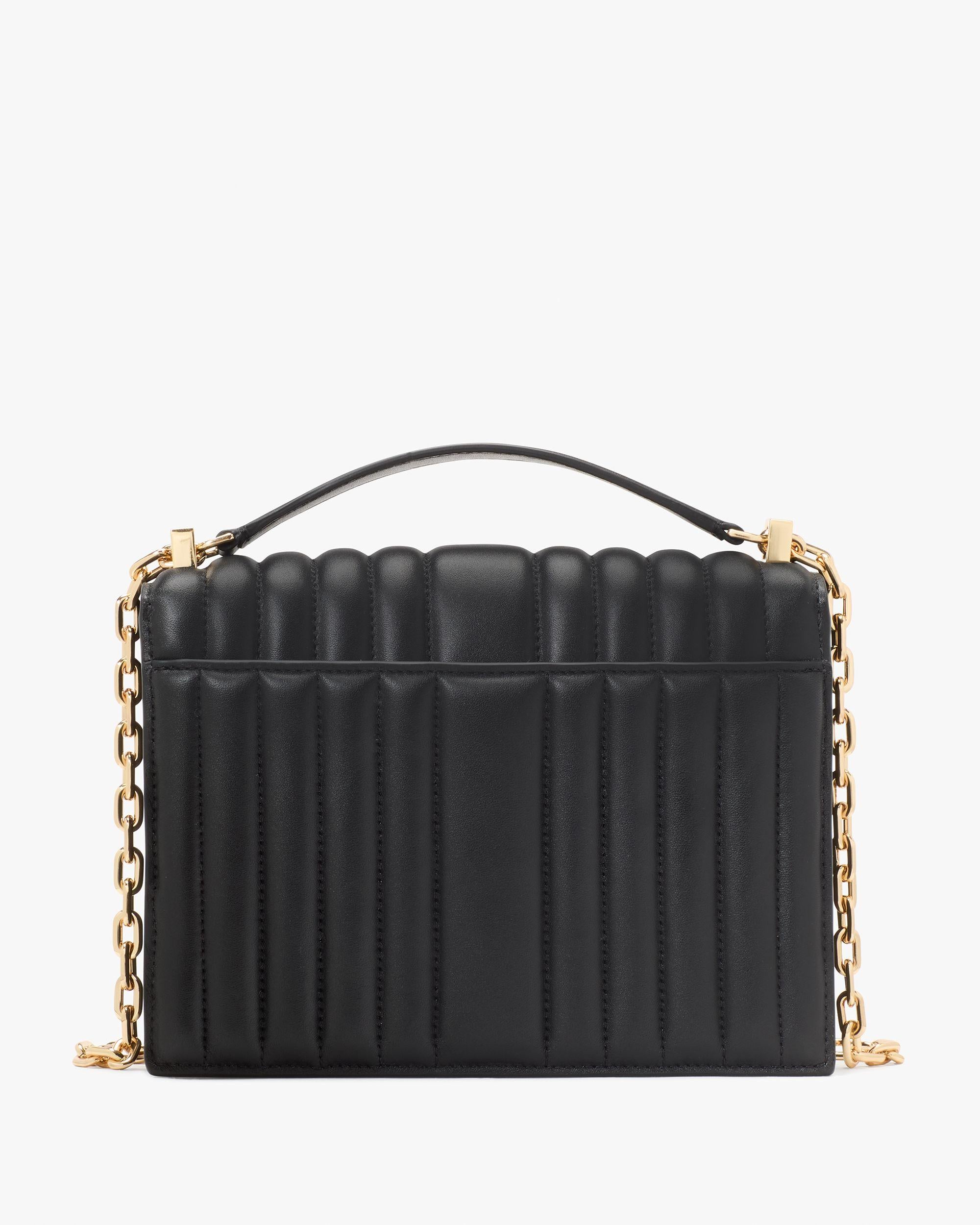 deco quilted chain shoulder bag