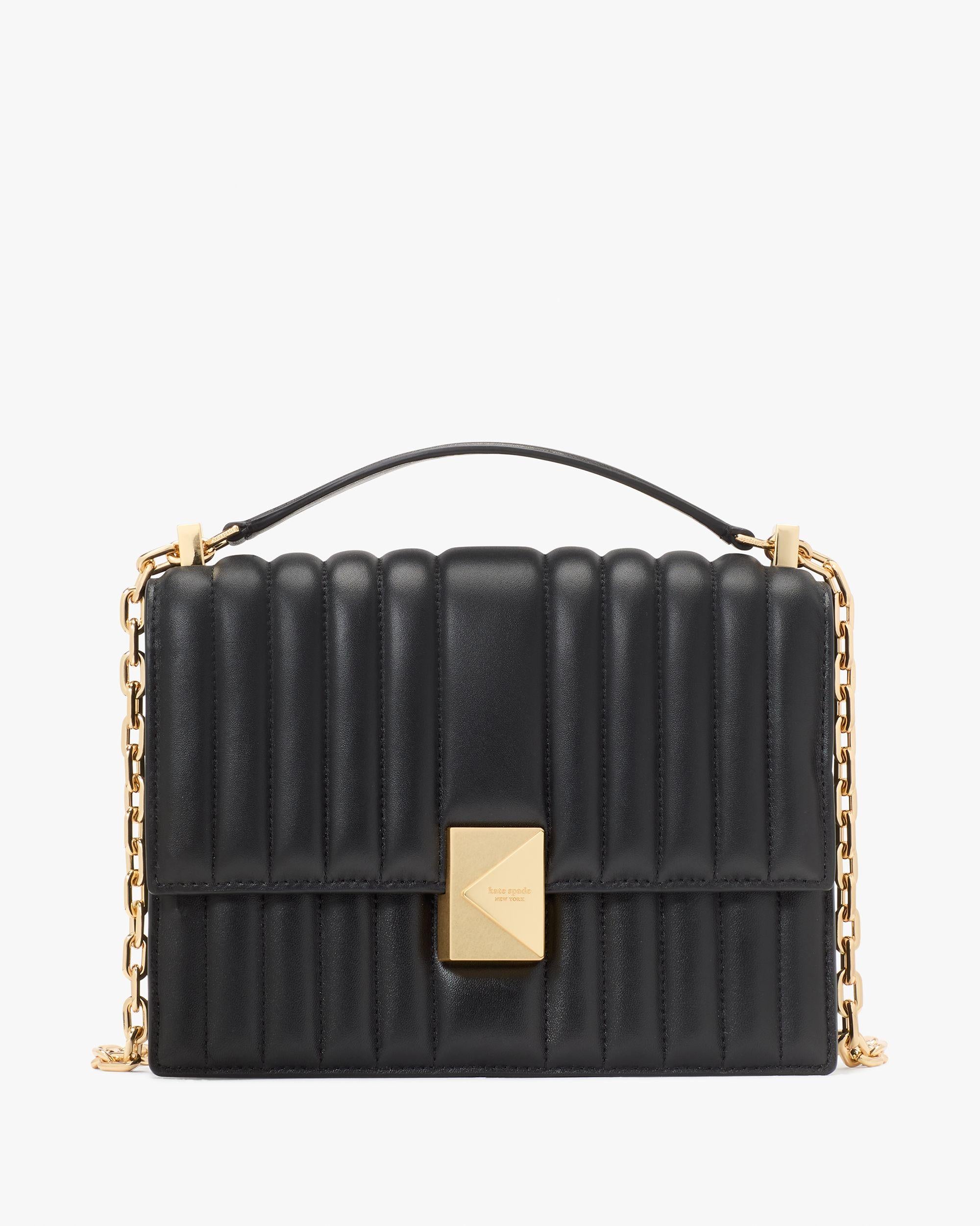 deco quilted chain shoulder bag