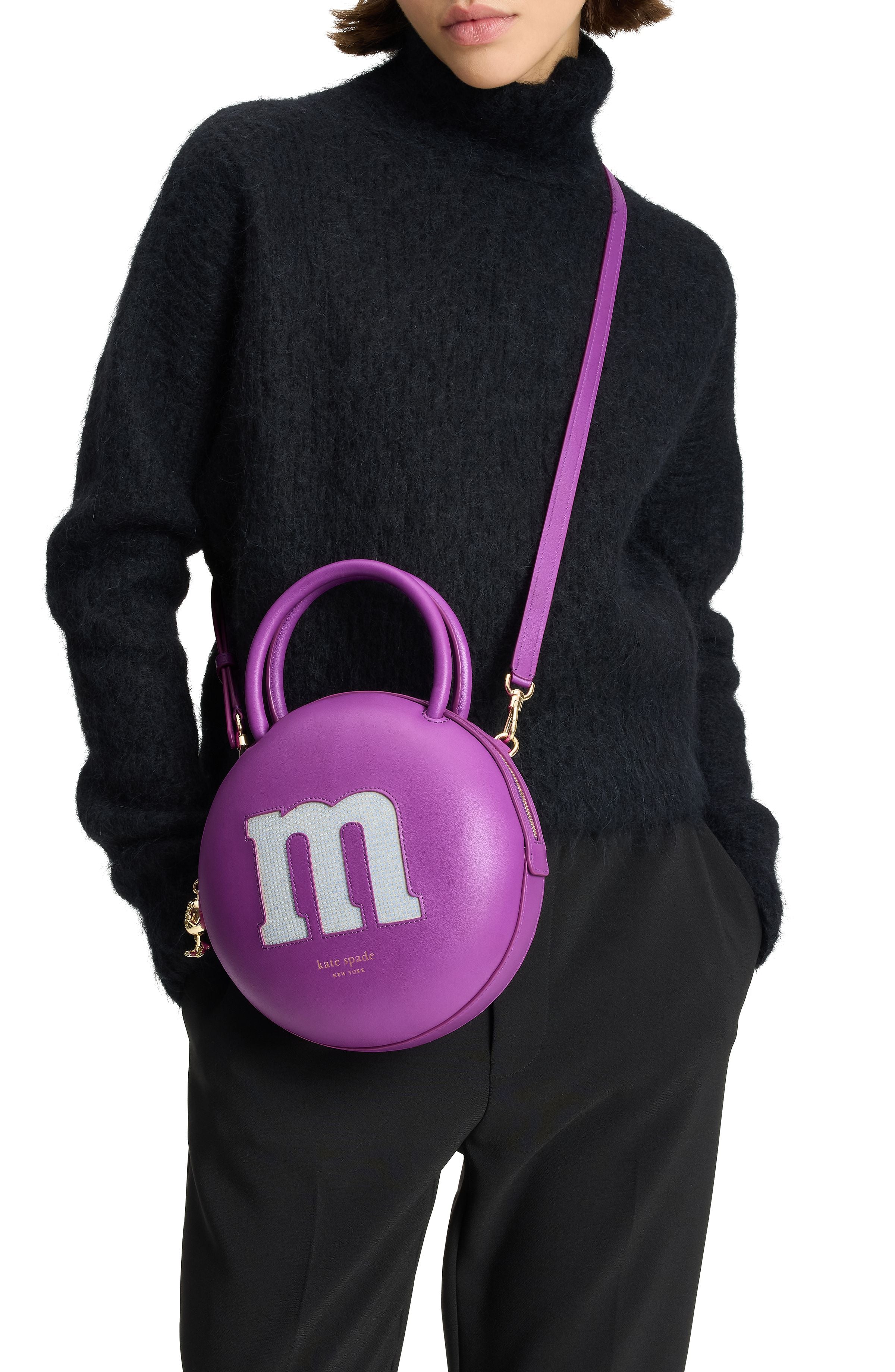 m&m's x kate spade new york embellished 3d crossbody