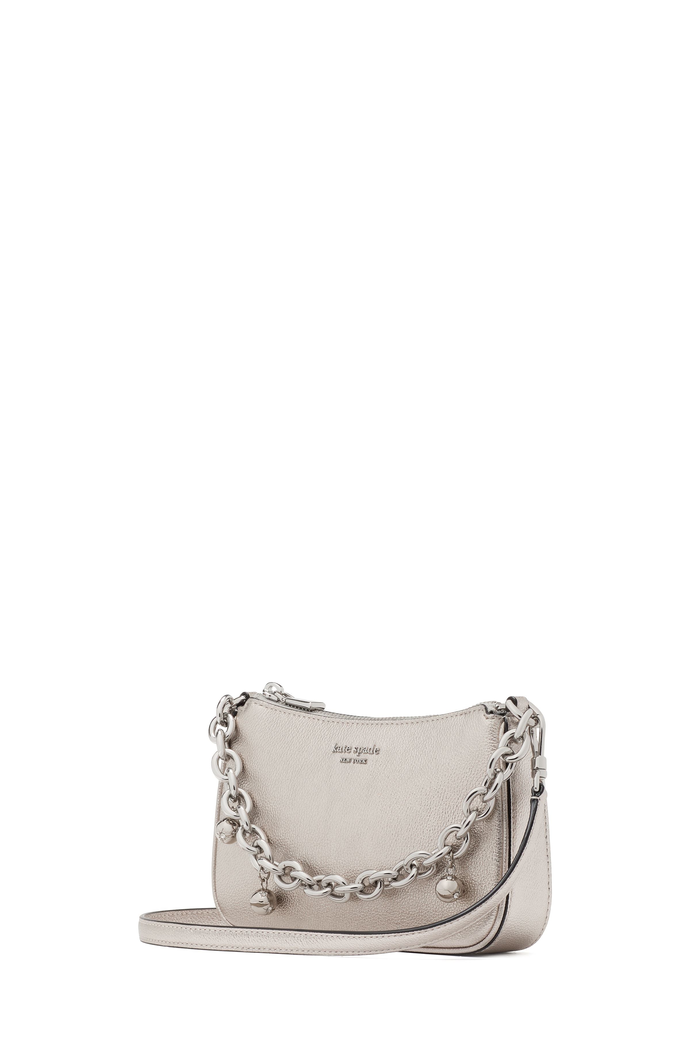 jolie metallic small convertible crossbody