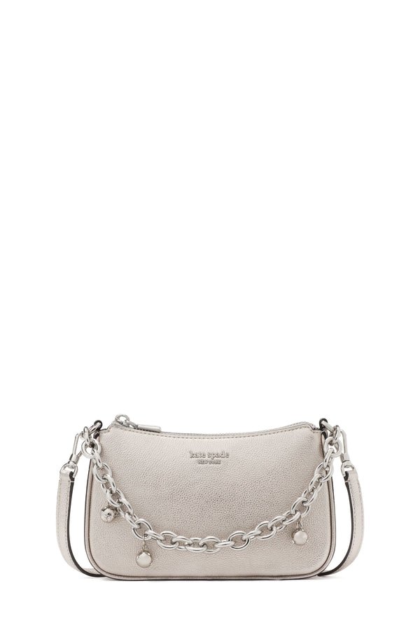 jolie metallic small convertible crossbody