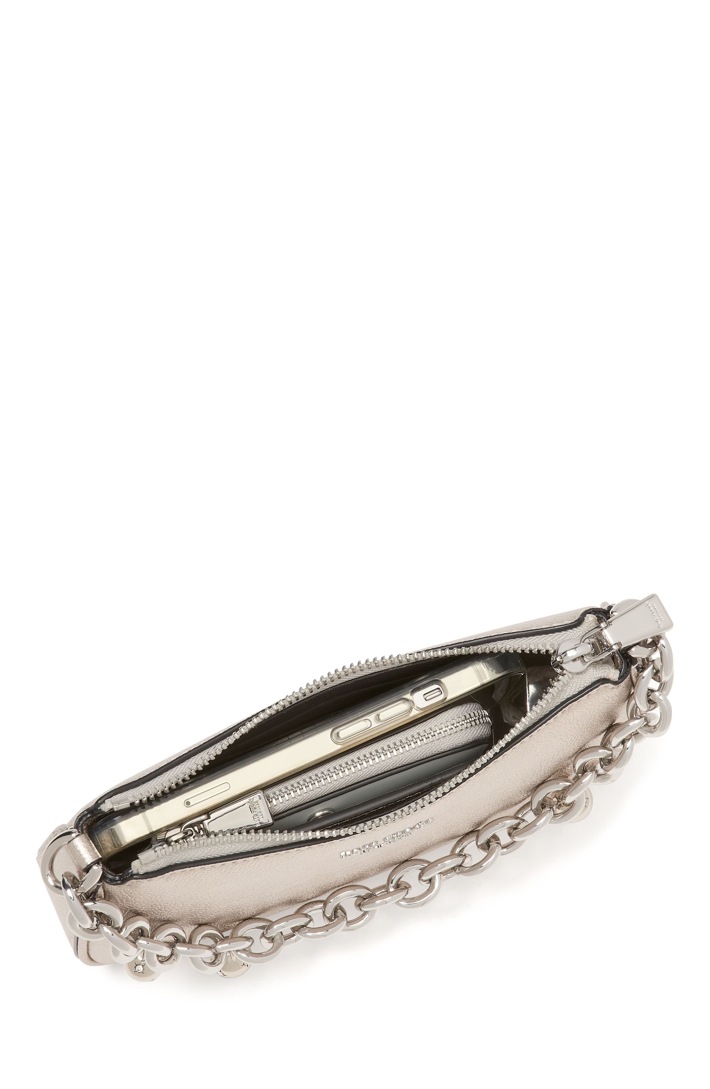 jolie metallic small convertible crossbody