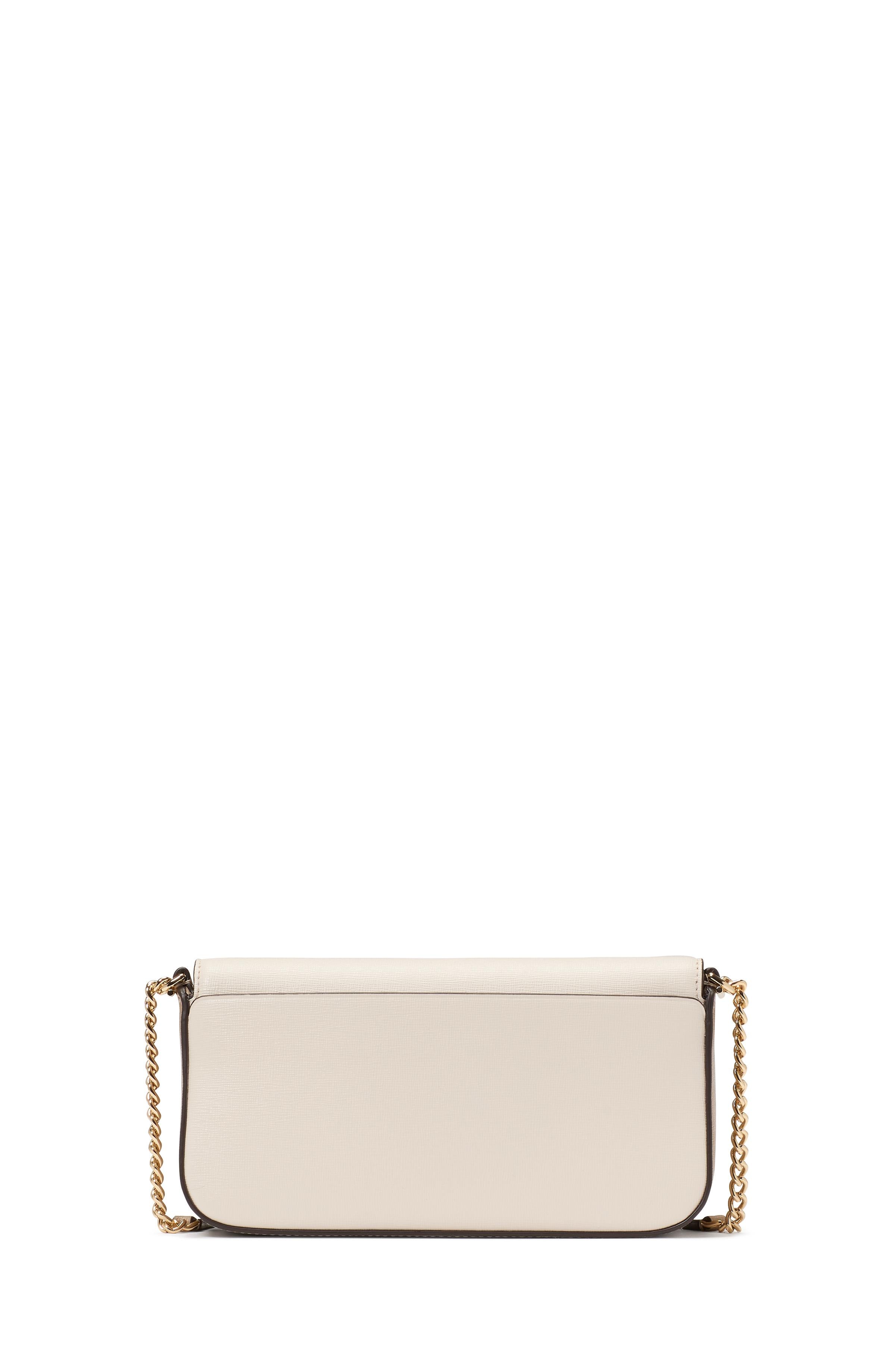 KI648-Devin Colorblocked Flap Chain Wallet-Timeless Taupe Multi