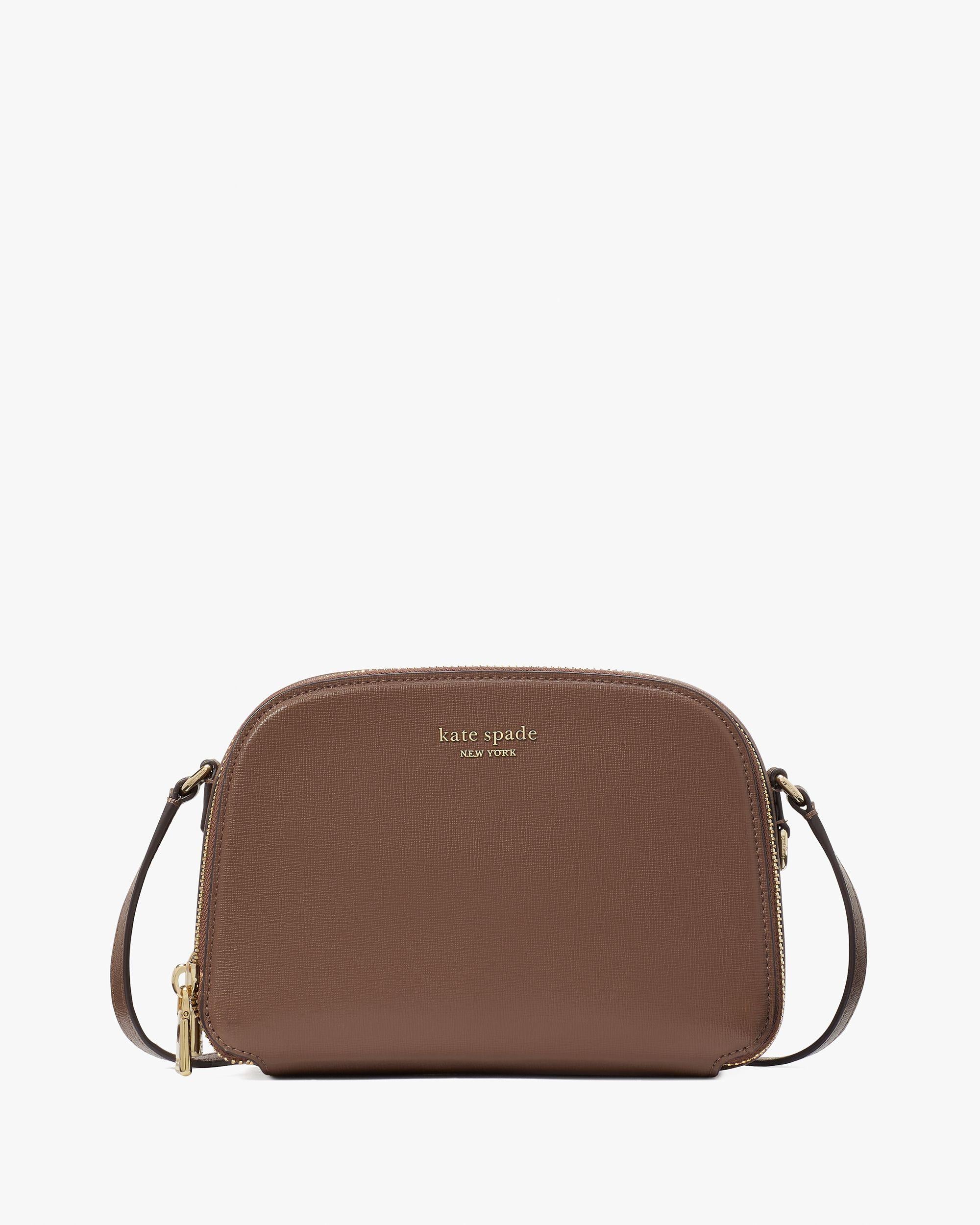 KI665-Devin Double Zip Dome Crossbody-Incense