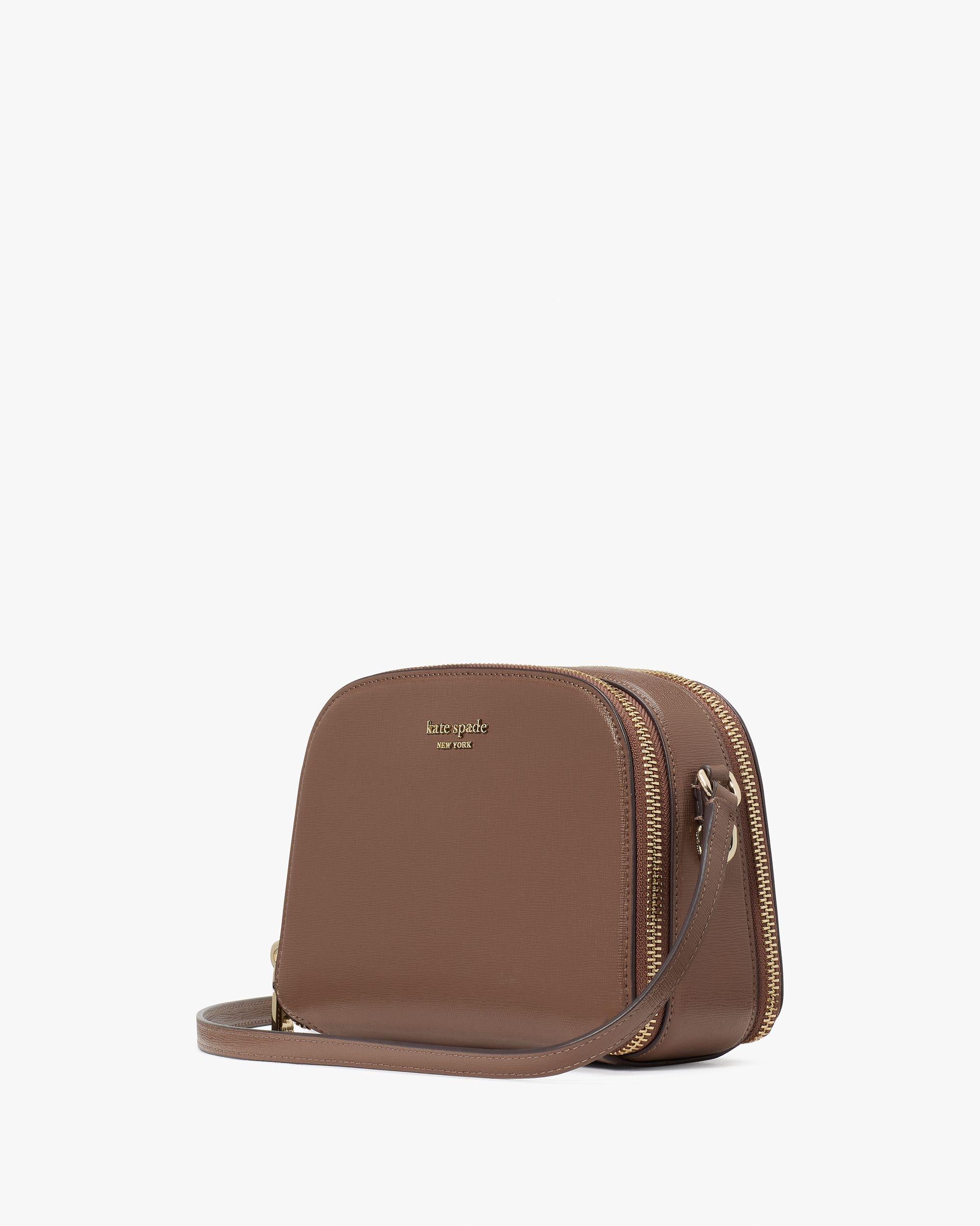 KI665-Devin Double Zip Dome Crossbody-Incense